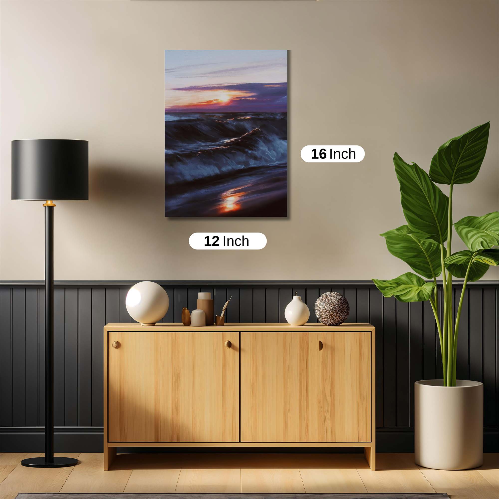 Sunset Serenity Safe Wall Magnetic / M