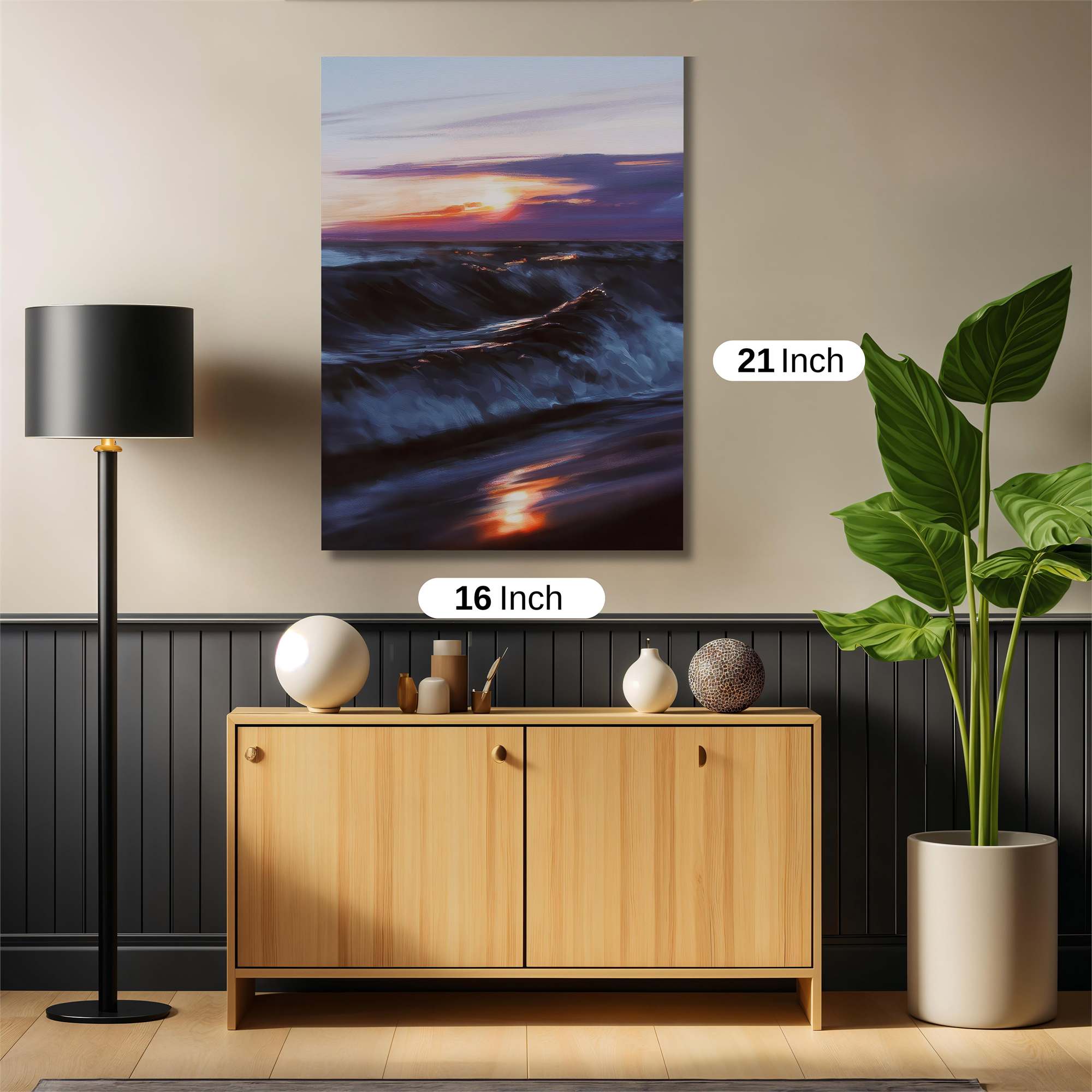 Sunset Serenity Safe Wall Magnetic / M