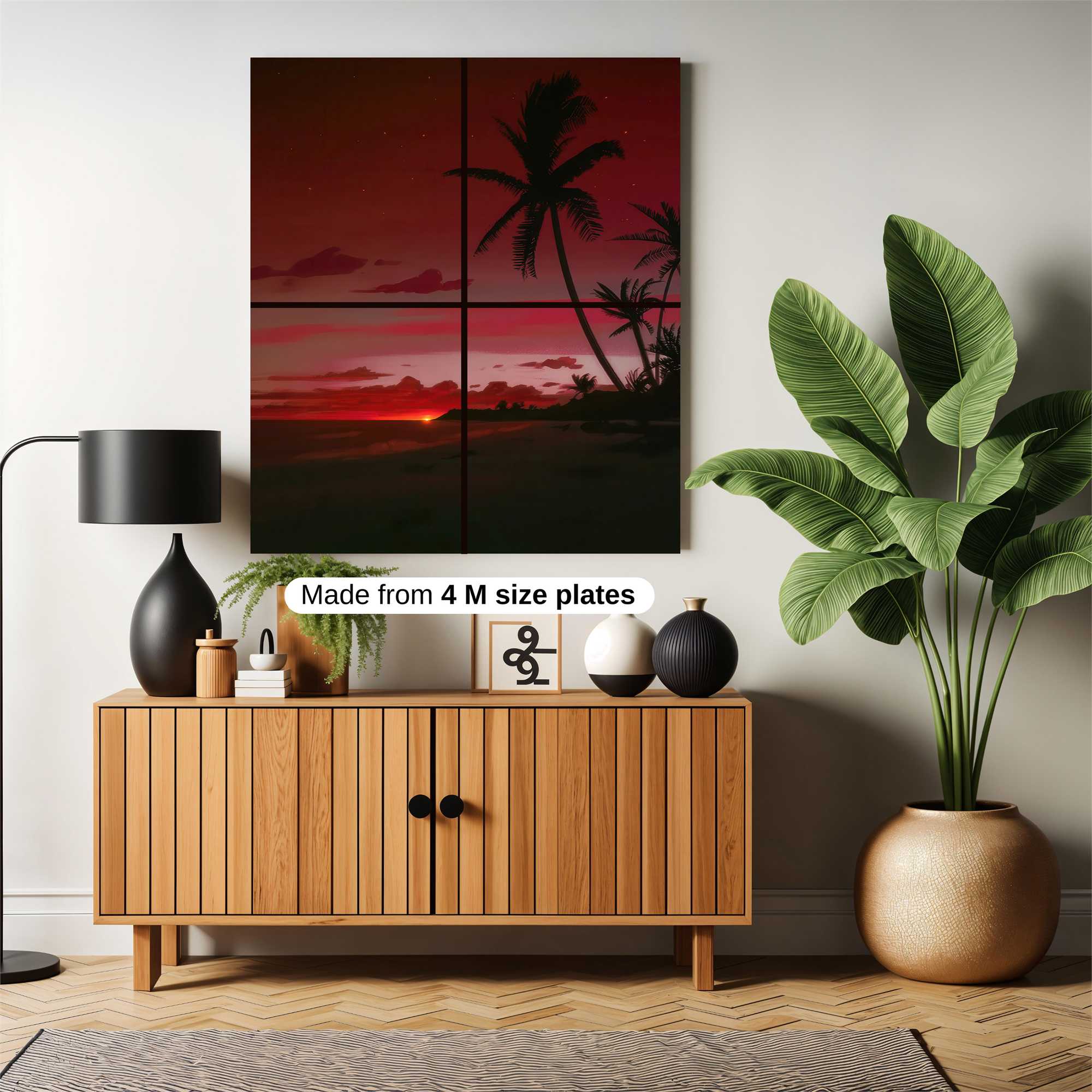 Sunset Serenity Safe Wall Magnetic / M