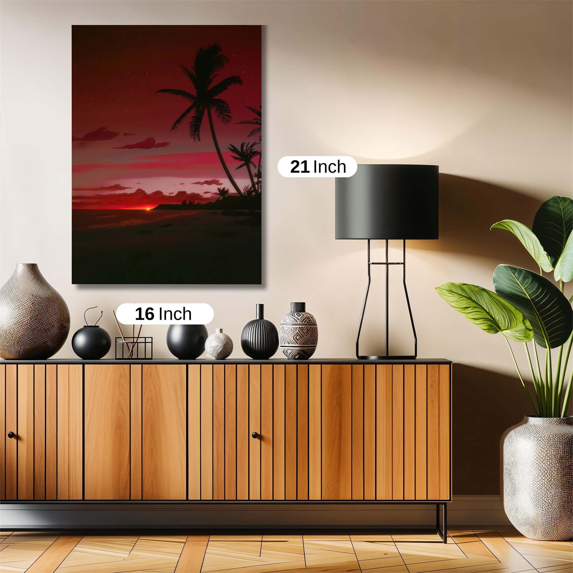 Sunset Serenity Safe Wall Magnetic / M