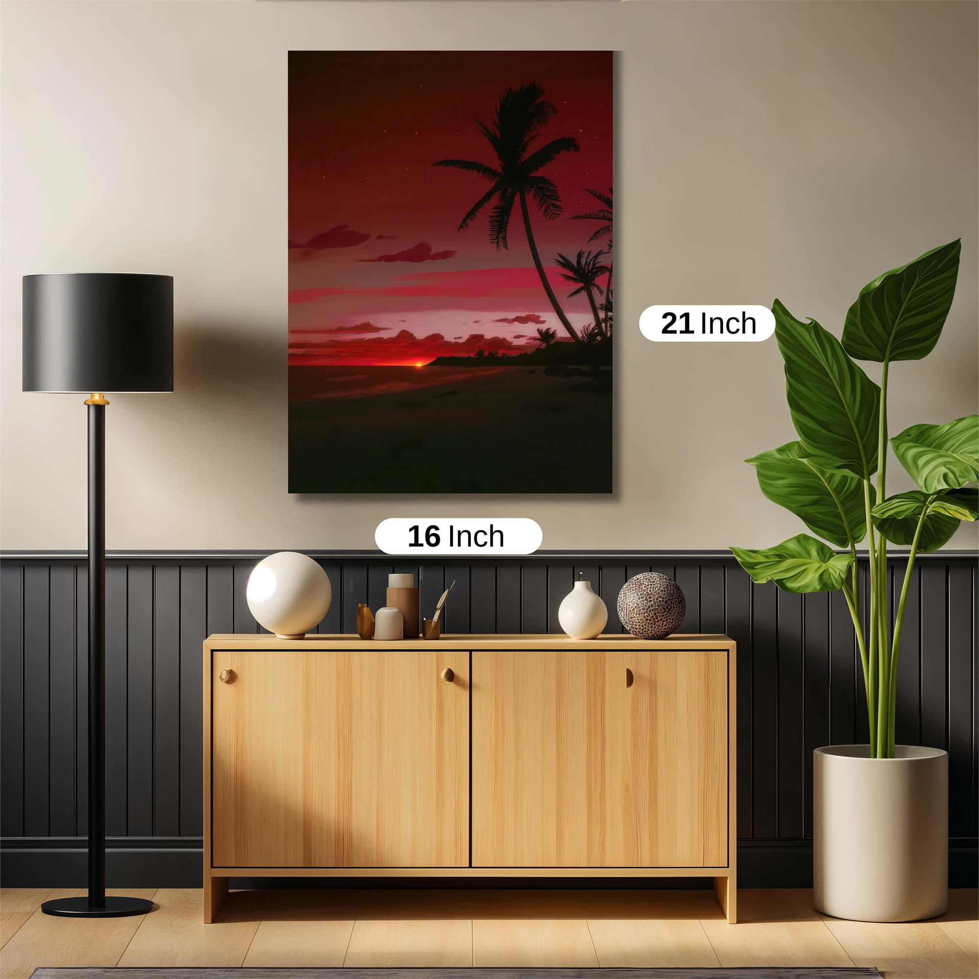 Sunset Serenity Safe Wall Magnetic / M