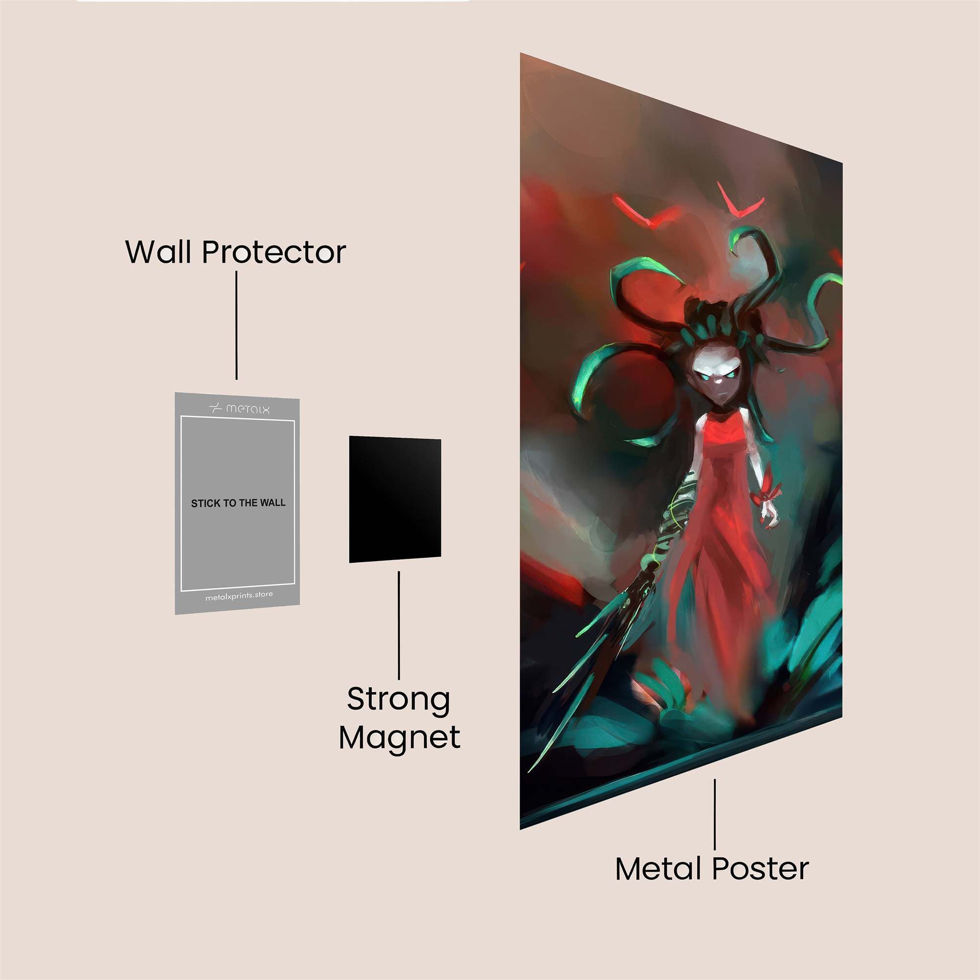 HollowKnight Enchanting Safe Wall Magnetic / M