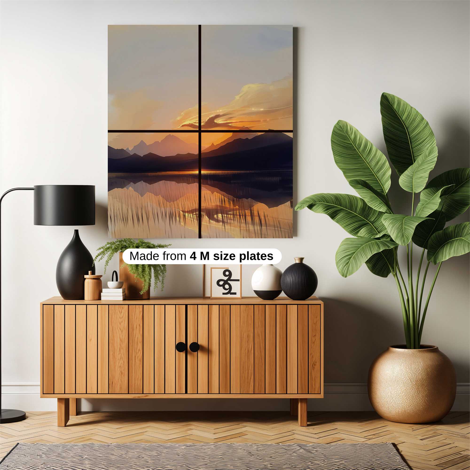 Sunset Serenity Safe Wall Magnetic / M
