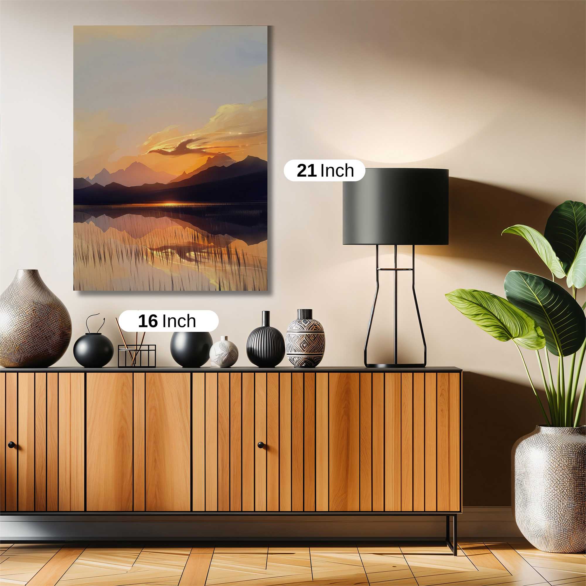Sunset Serenity Safe Wall Magnetic / M