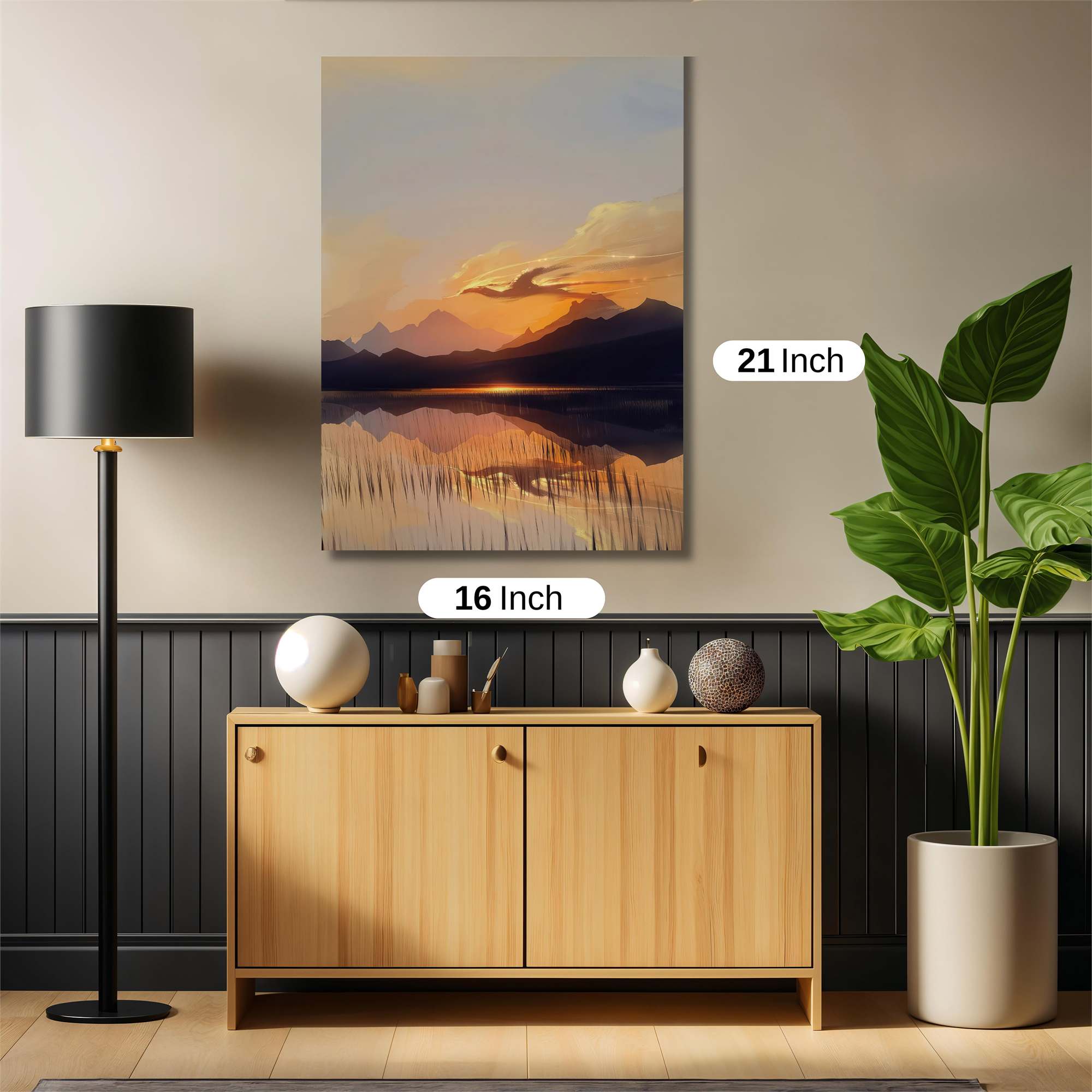 Sunset Serenity Safe Wall Magnetic / M
