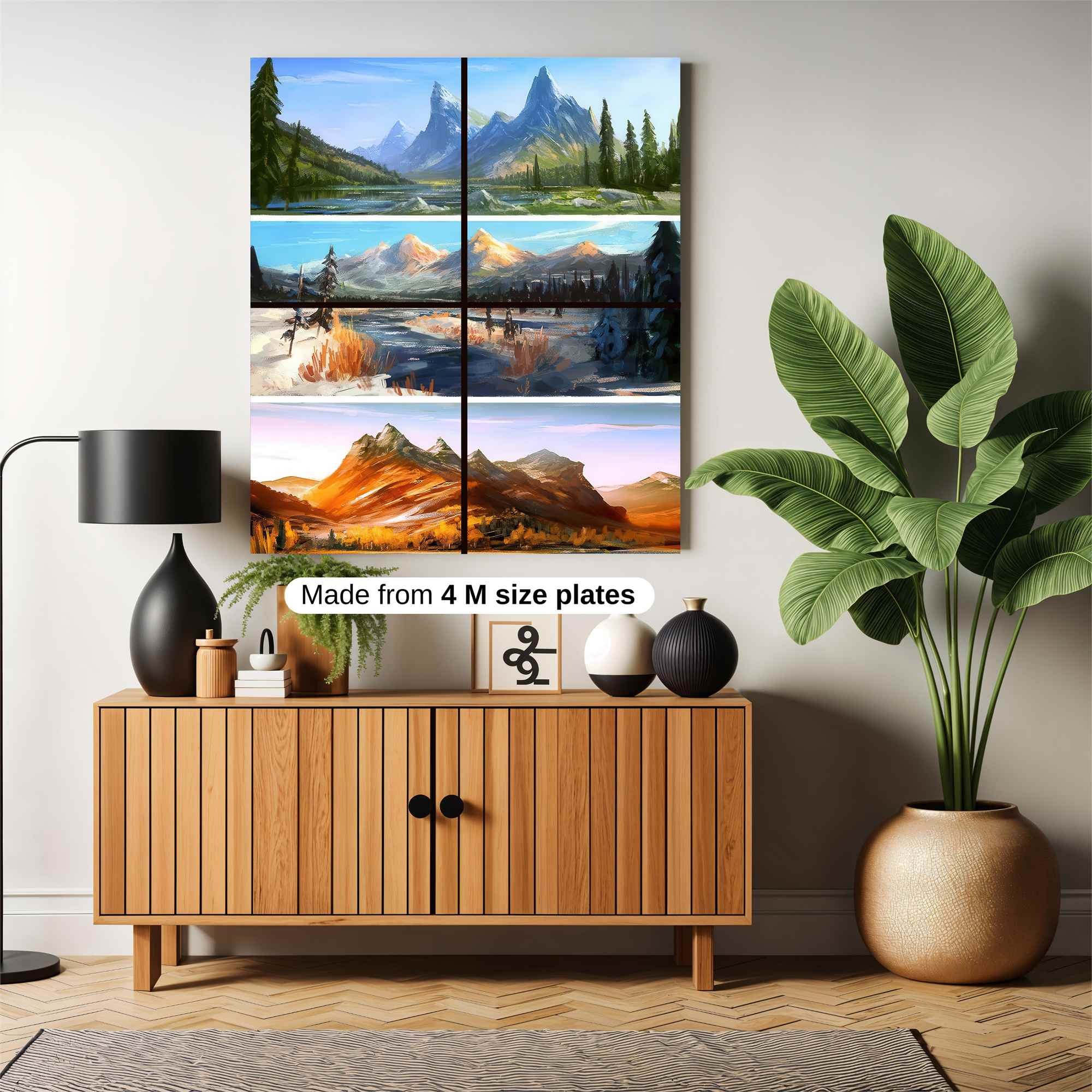 Mountain Tranquility Safe Wall Magnetic / M