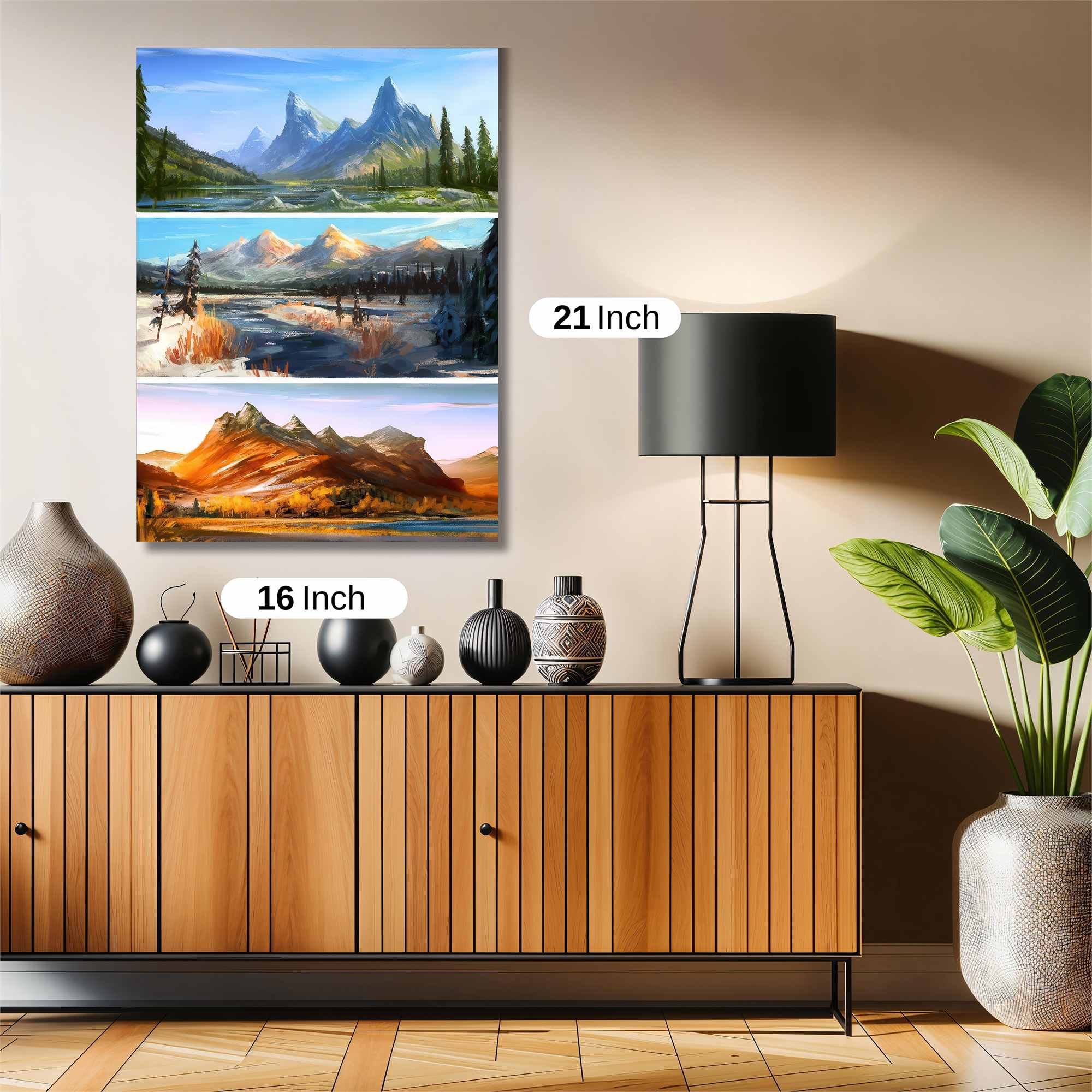 Mountain Tranquility Safe Wall Magnetic / M