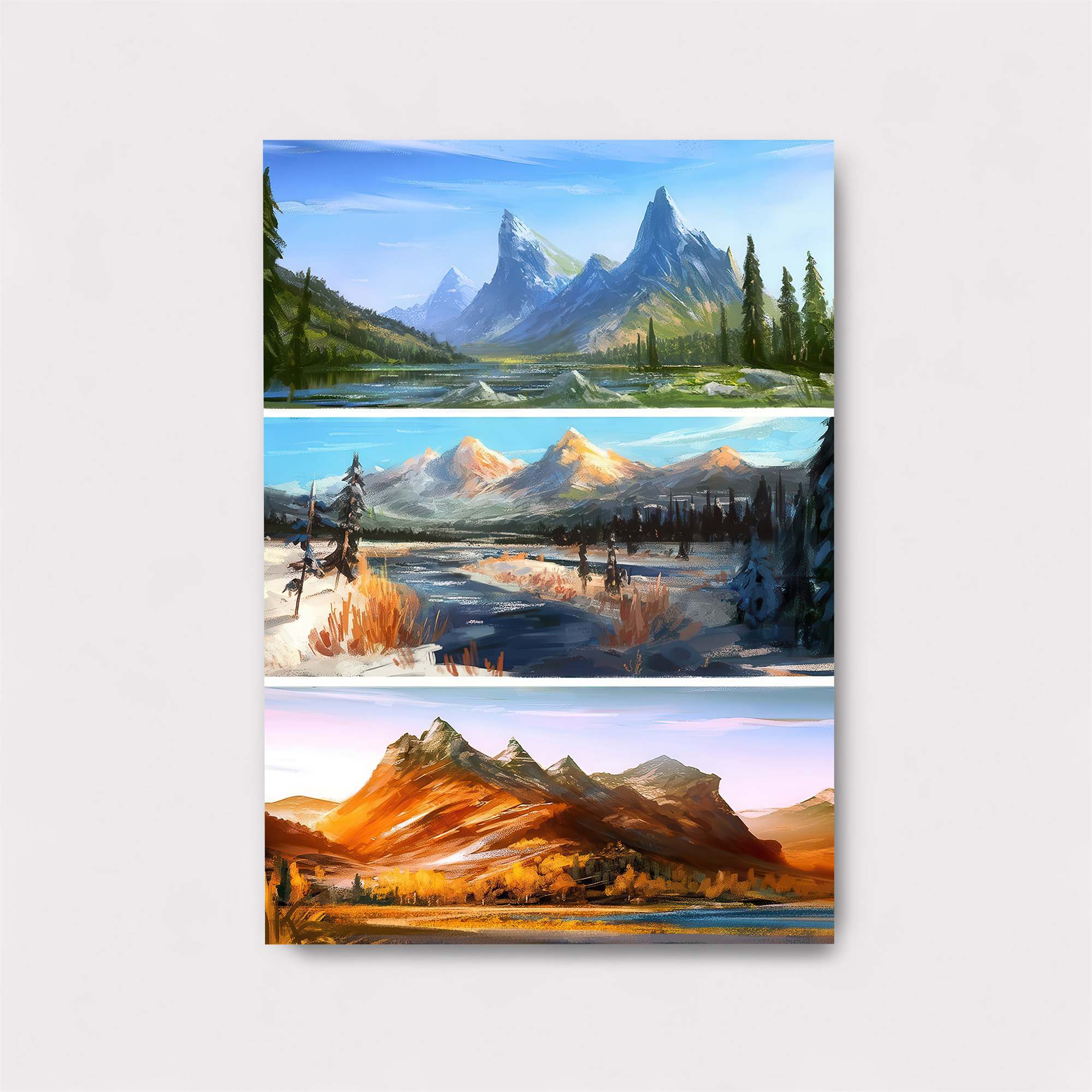 Mountain Tranquility Safe Wall Magnetic / M