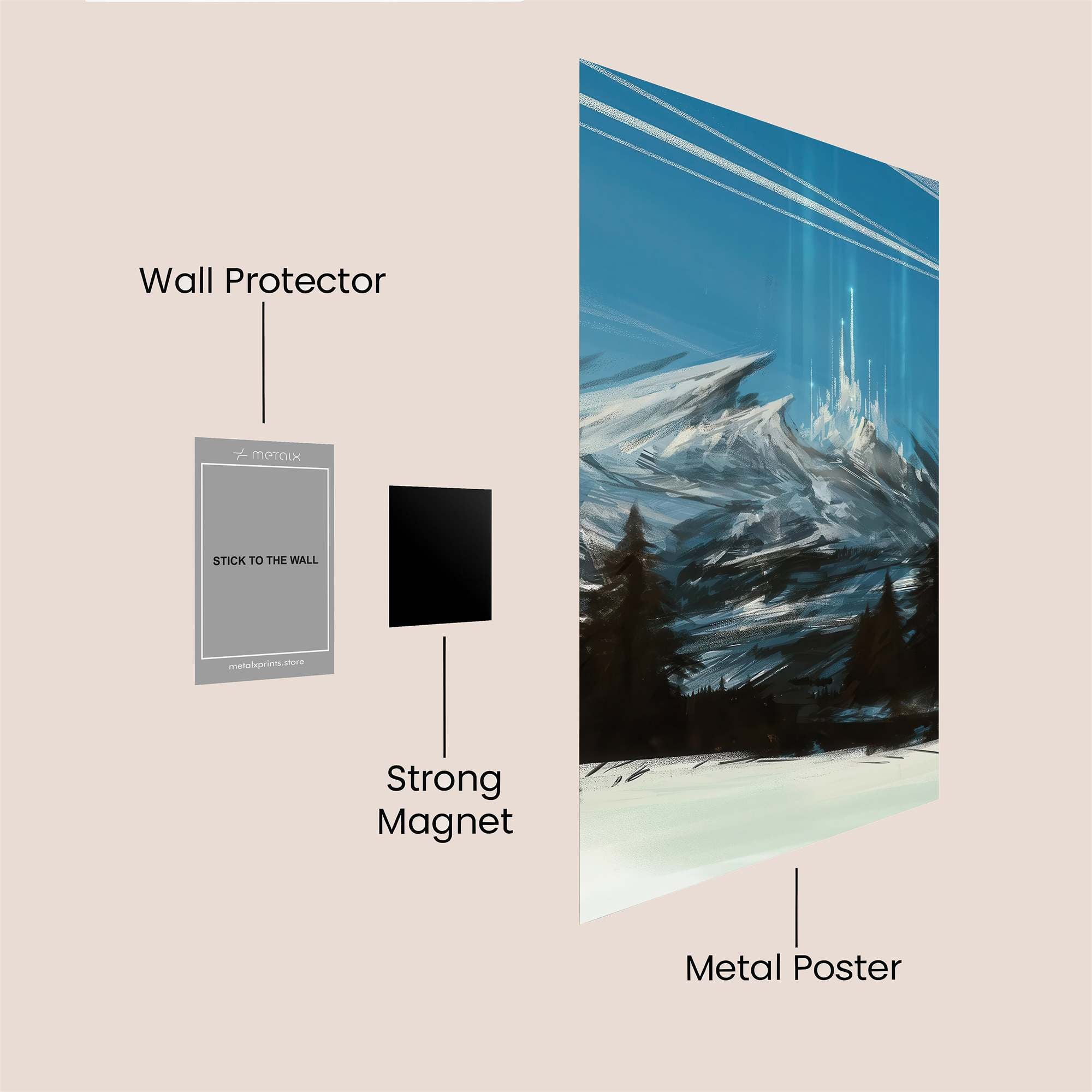 Castle Enchantment Safe Wall Magnetic / M