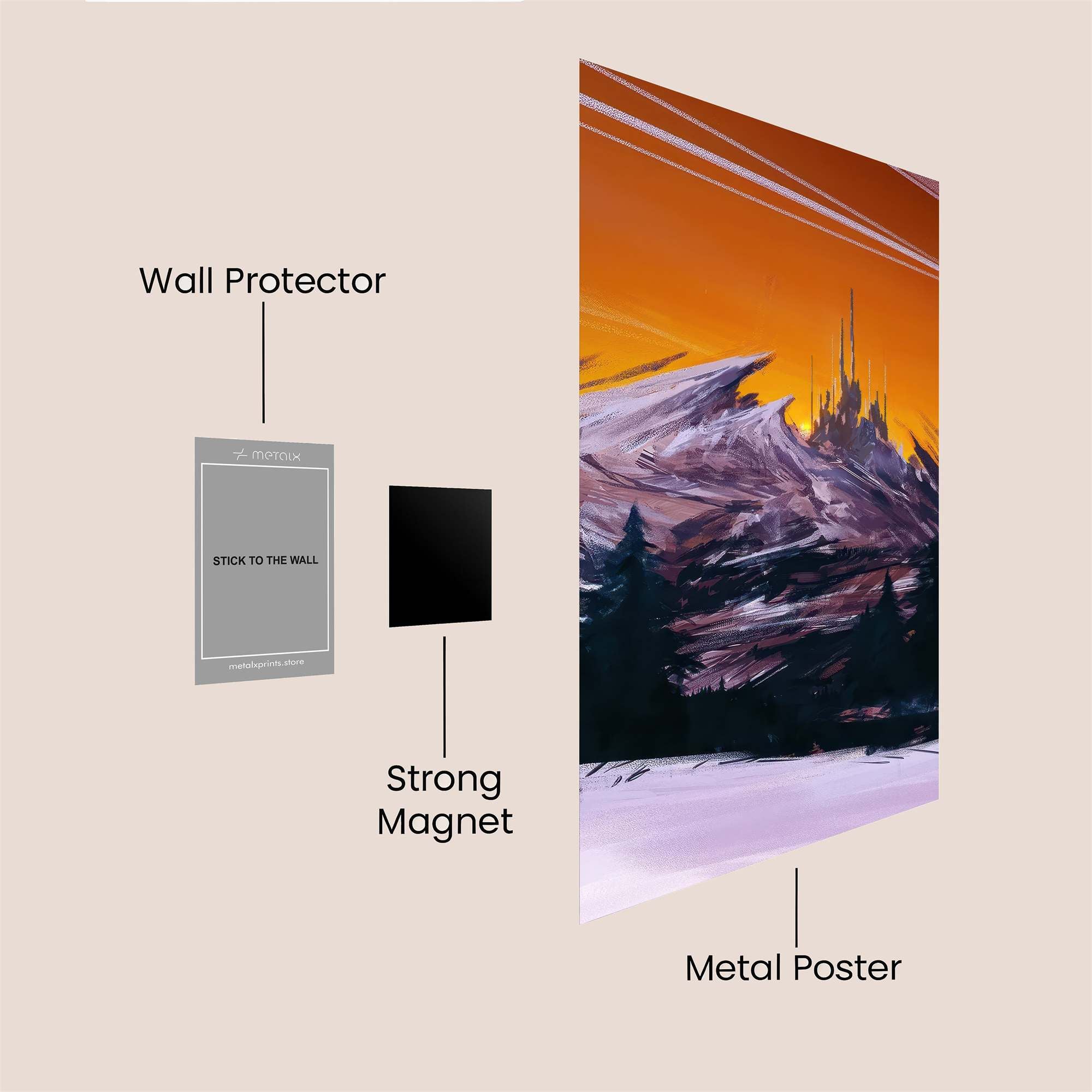 Castle Twilight Safe Wall Magnetic / M