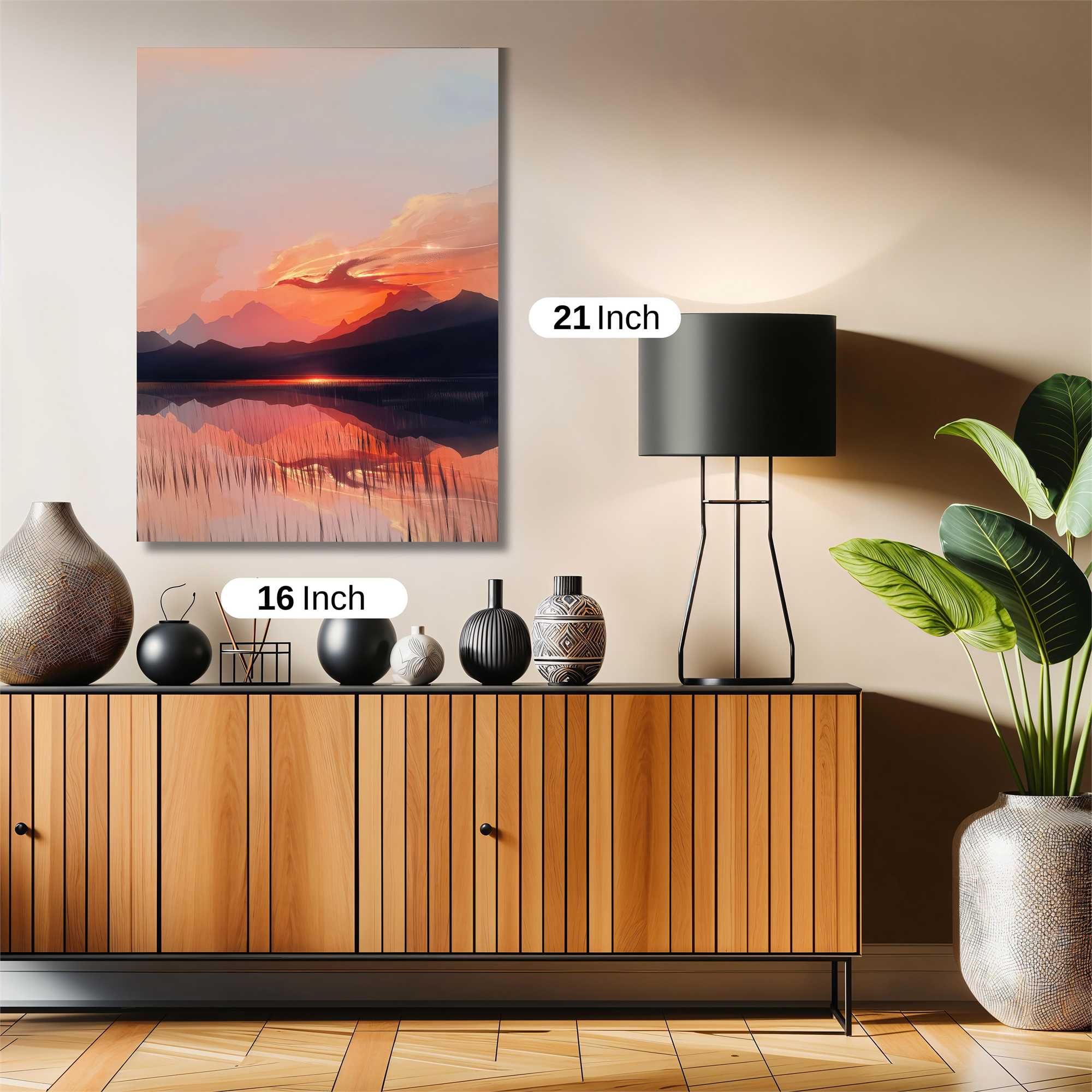 Sunset Serenity Safe Wall Magnetic / M