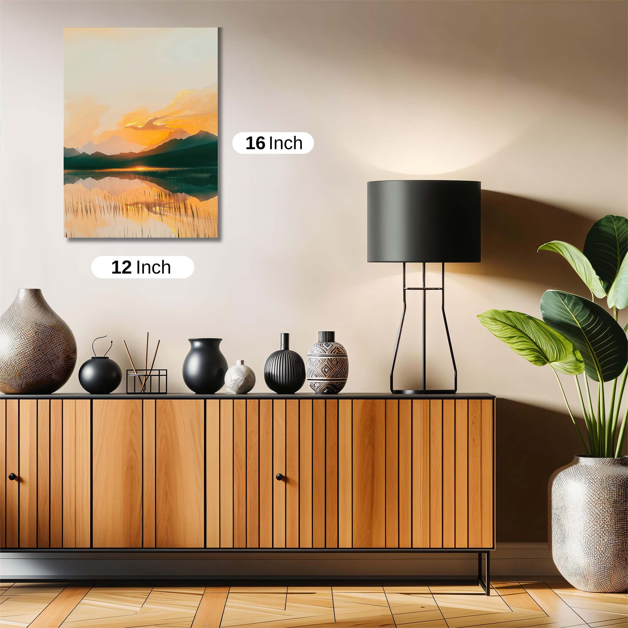 Sunset Serenity Safe Wall Magnetic / M