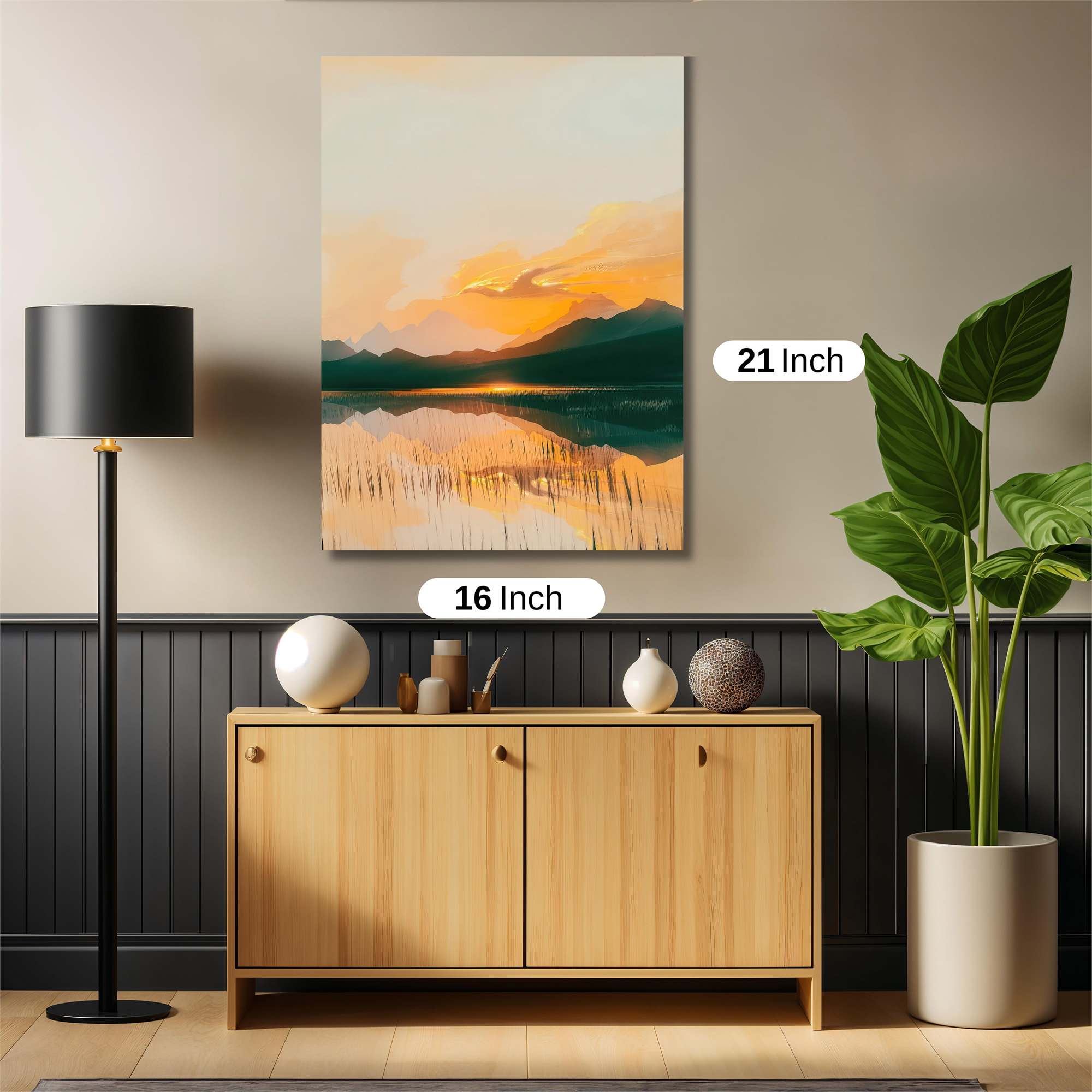 Sunset Serenity Safe Wall Magnetic / M