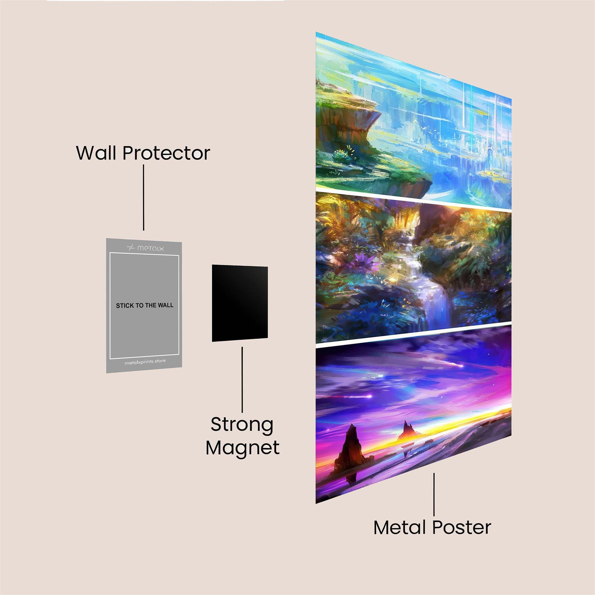 Celestial Tranquility Safe Wall Magnetic / M
