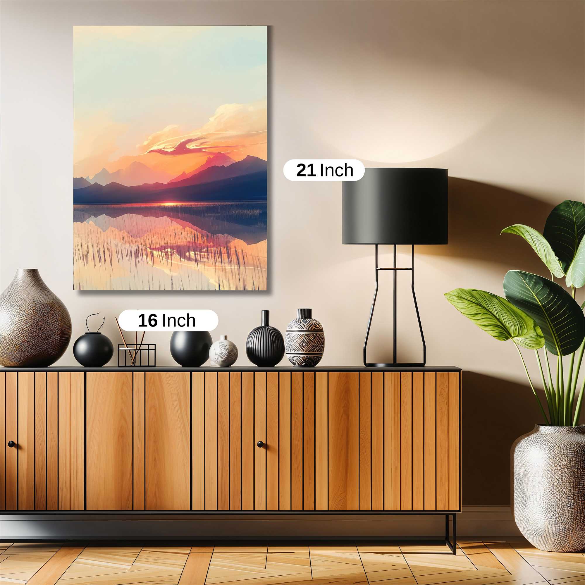Sunset Serenity Safe Wall Magnetic / M