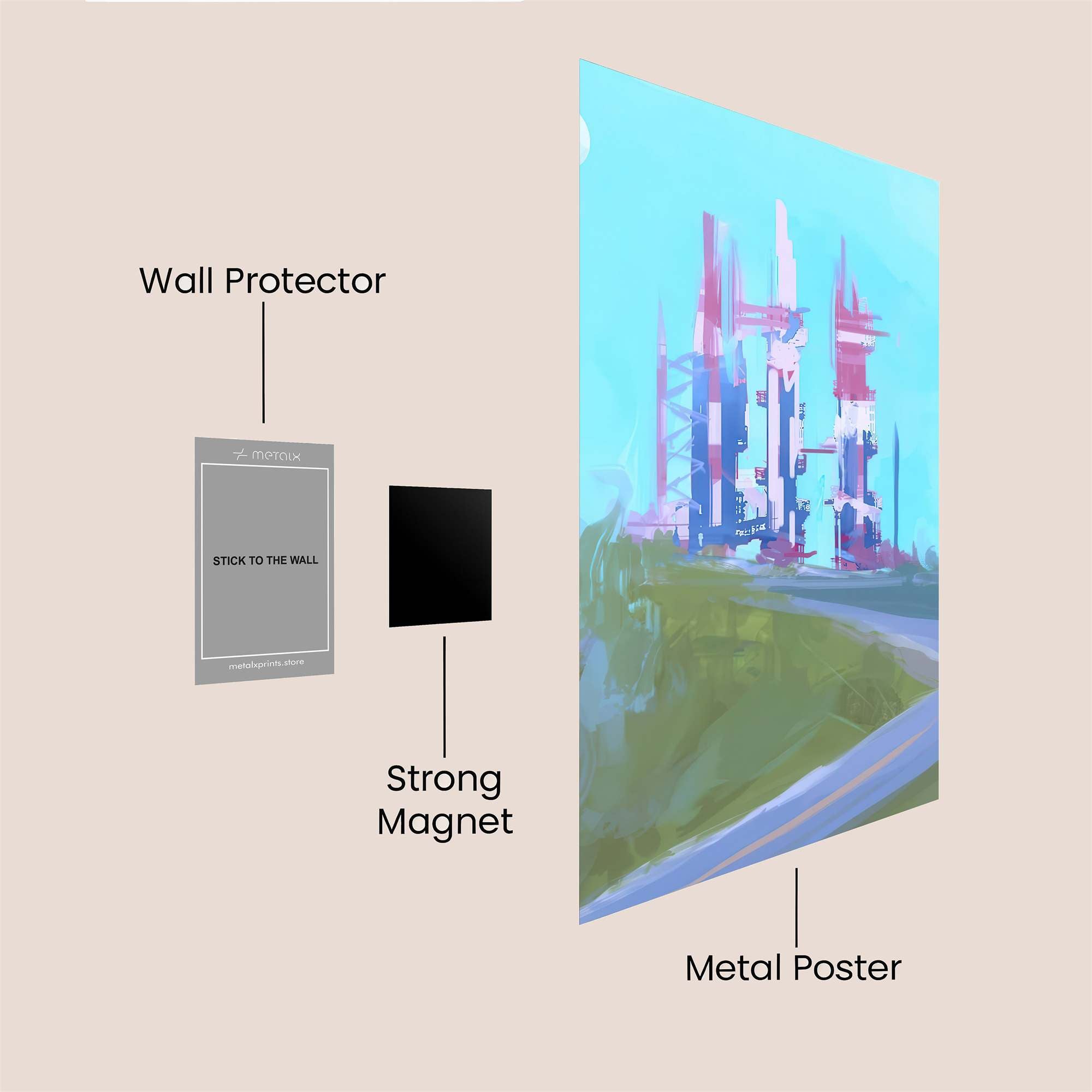 Rocket Serenity Safe Wall Magnetic / M