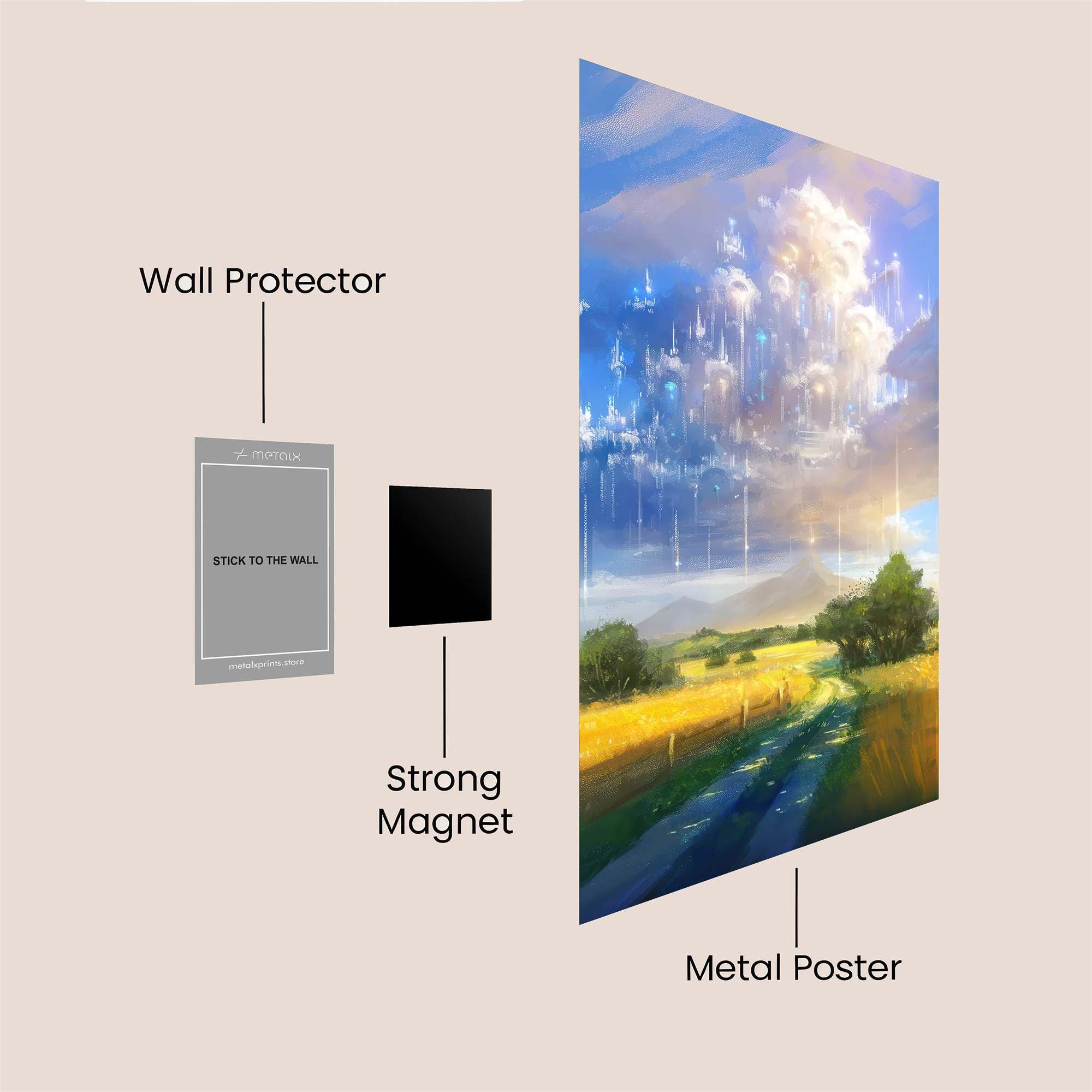 Heavenly Radiance Safe Wall Magnetic / M