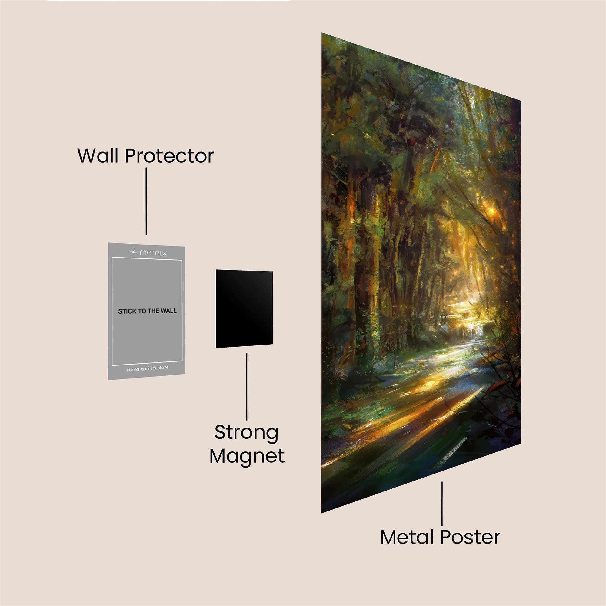 Forest Radiance Safe Wall Magnetic / M