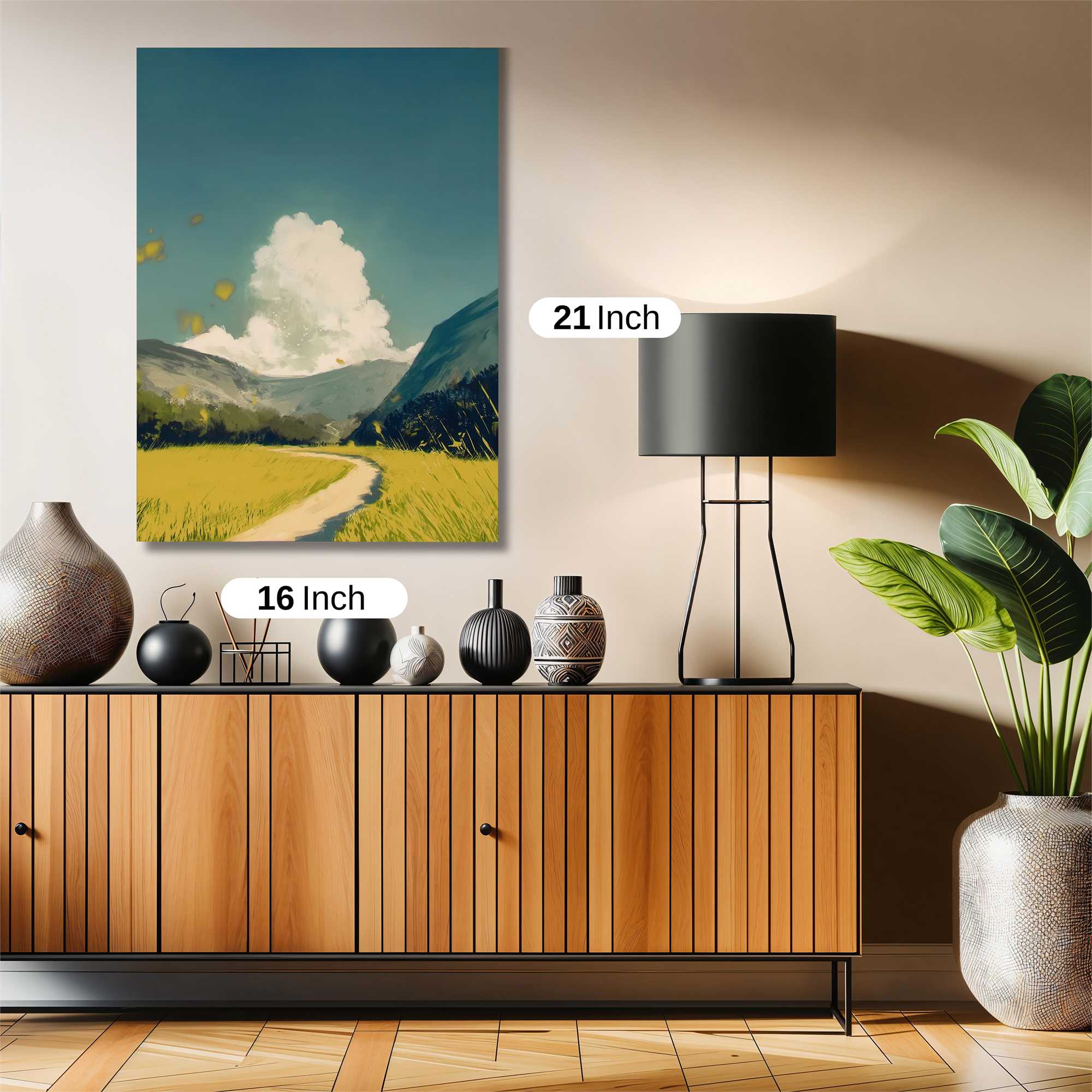 Cloudy Serenity Safe Wall Magnetic / M