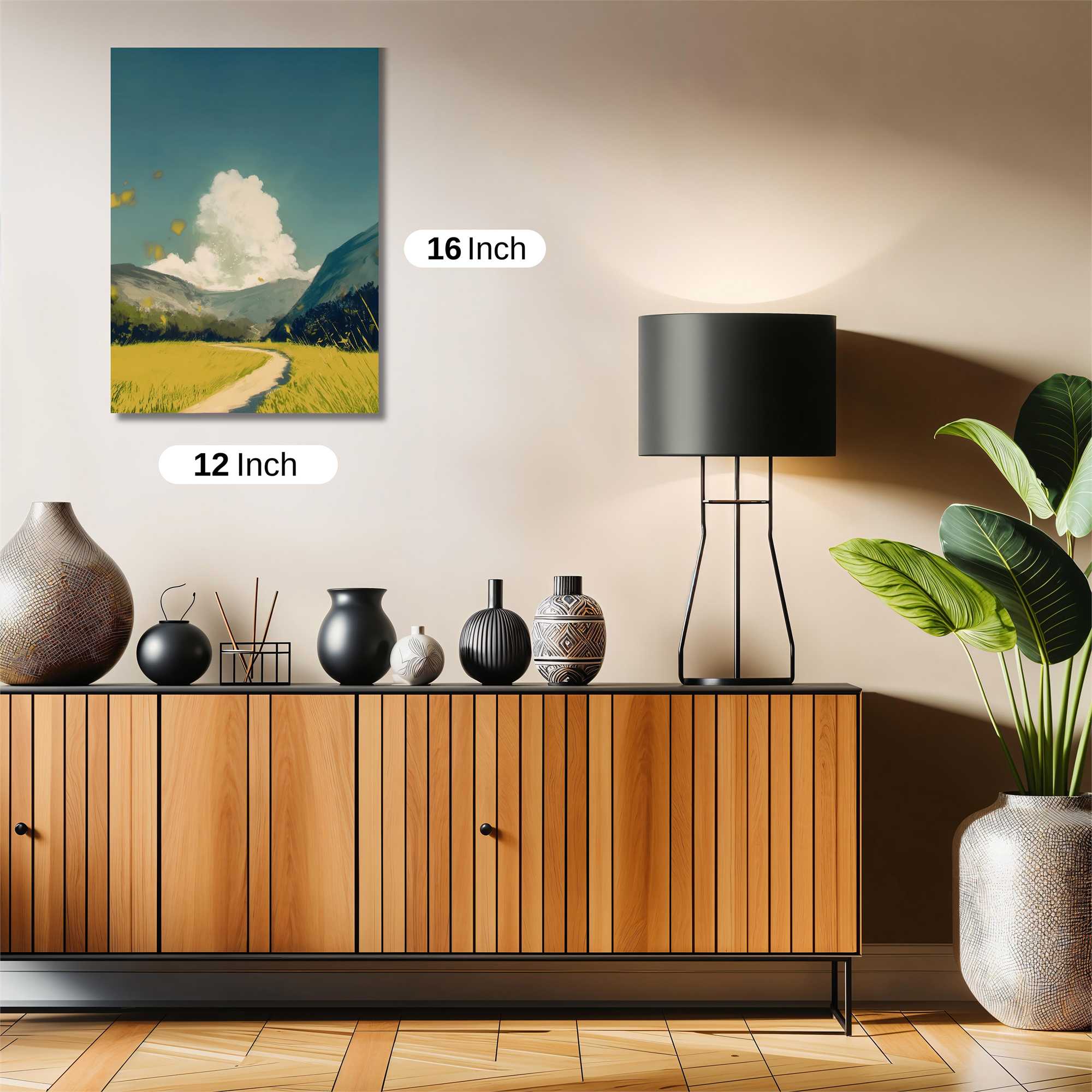 Cloudy Serenity Safe Wall Magnetic / M