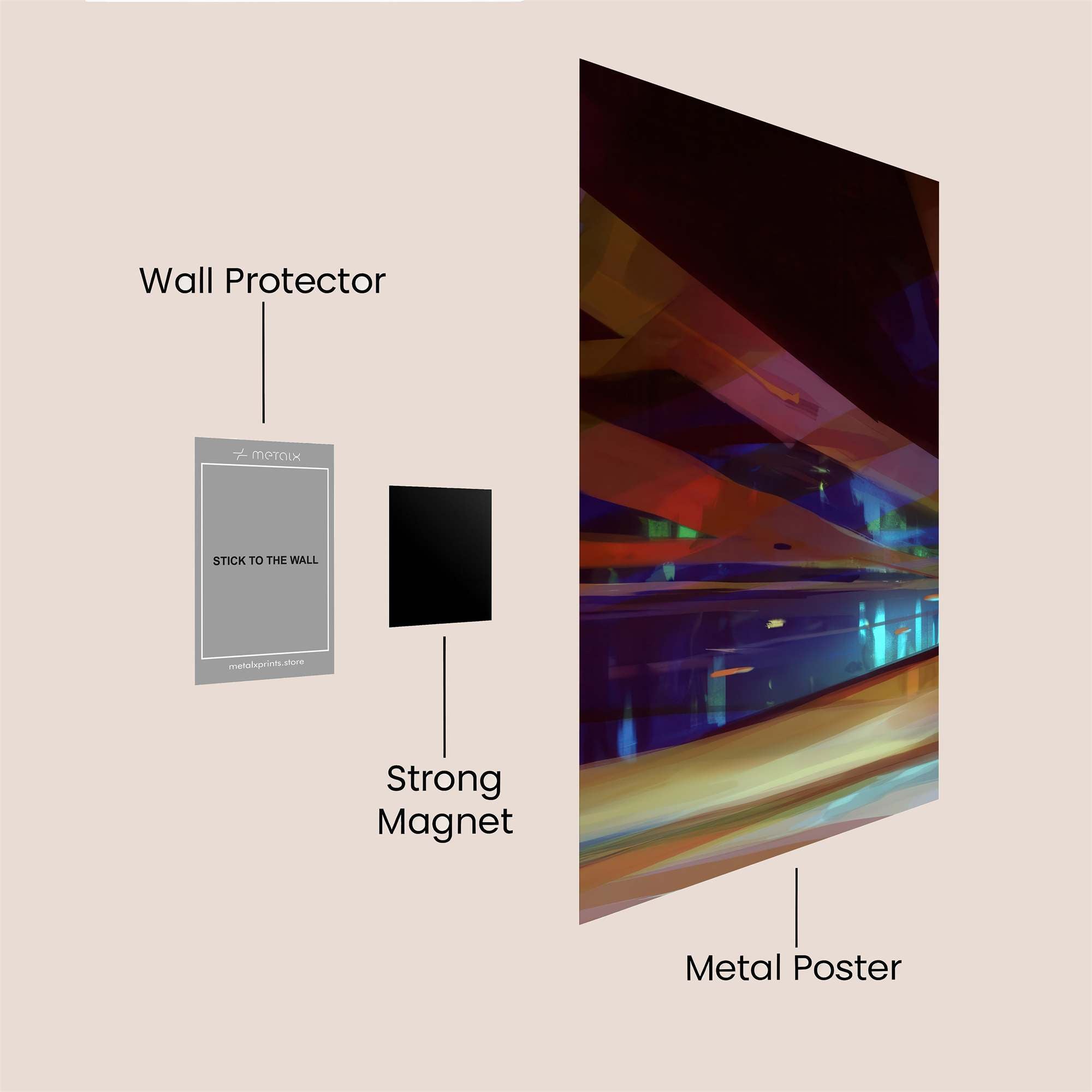 Neon Dream Safe Wall Magnetic / M