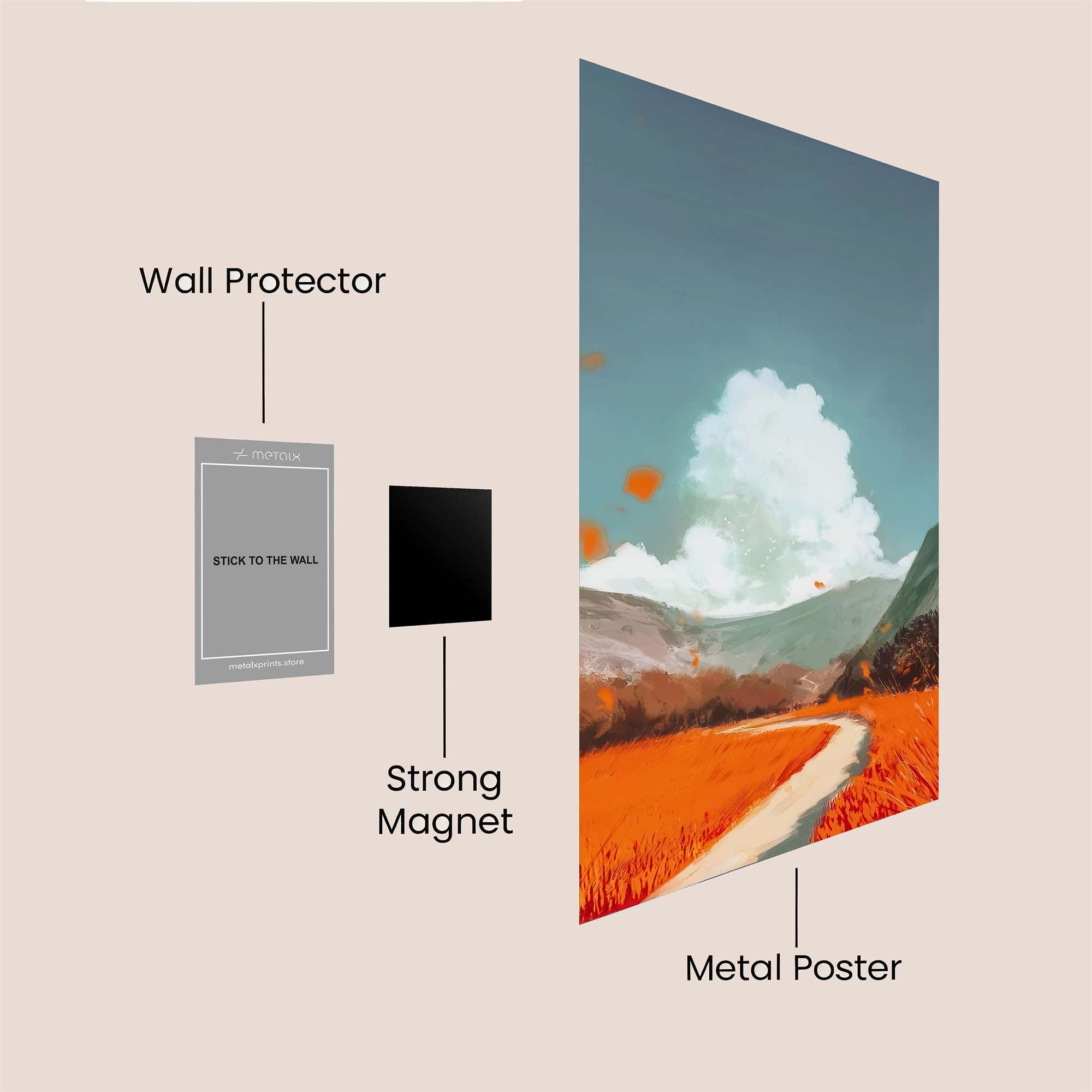 Journey Bliss Safe Wall Magnetic / M