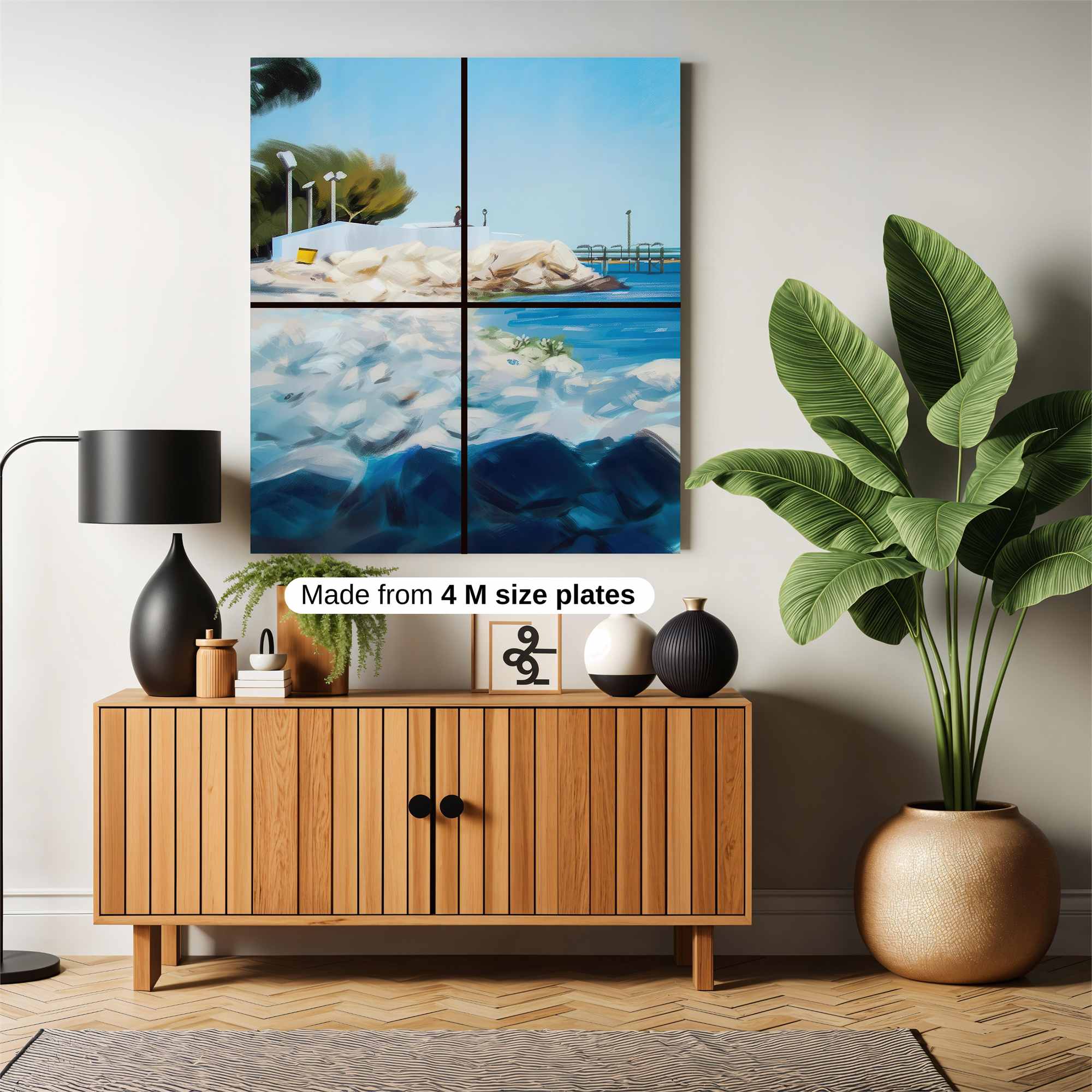 Seaside Serenity Safe Wall Magnetic / M