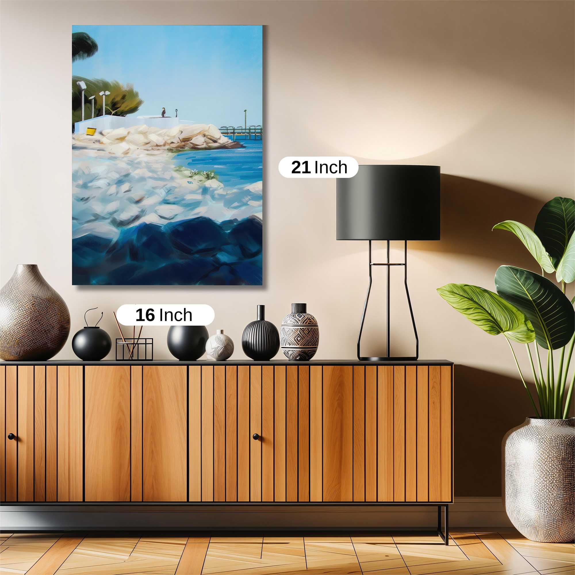 Seaside Serenity Safe Wall Magnetic / M