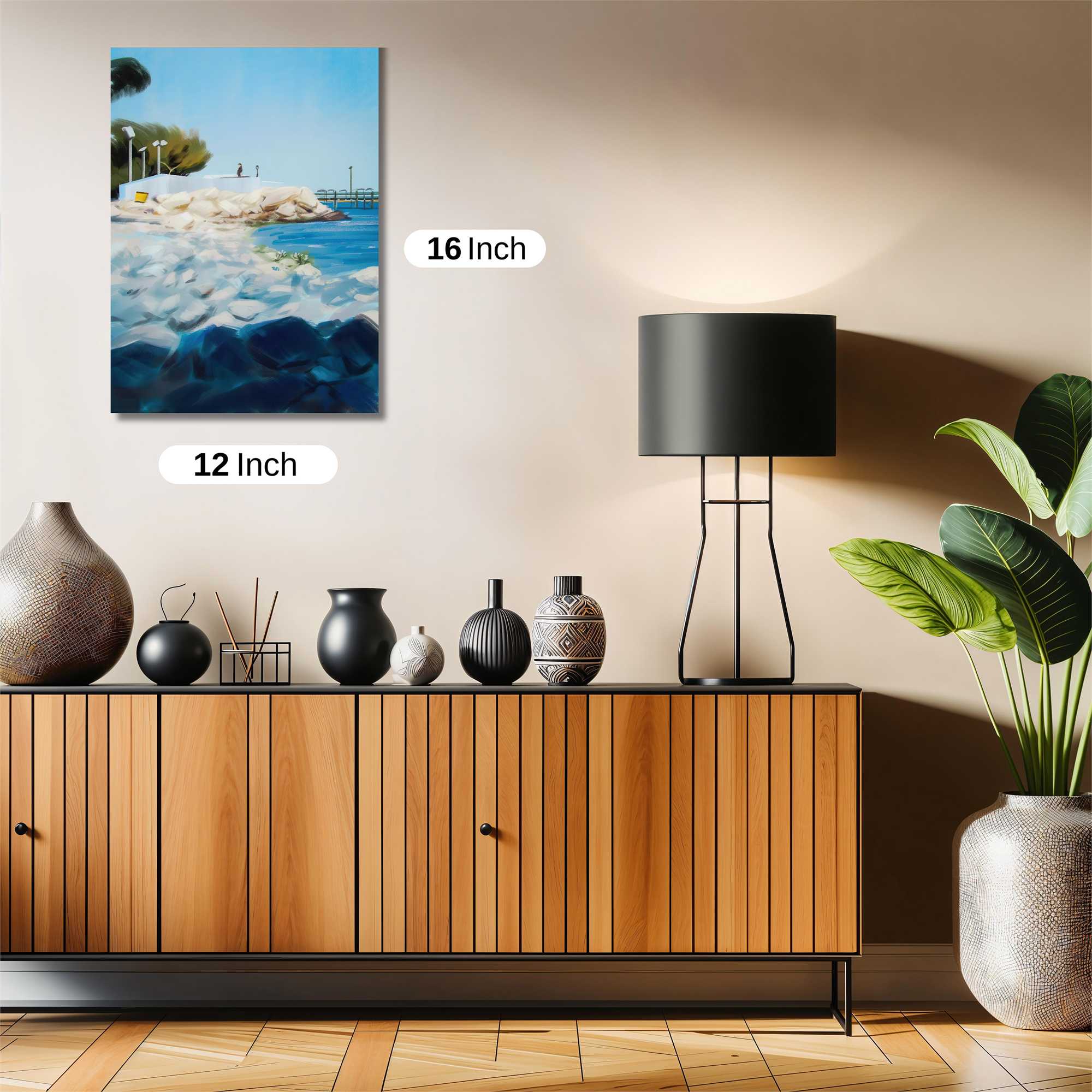 Seaside Serenity Safe Wall Magnetic / M