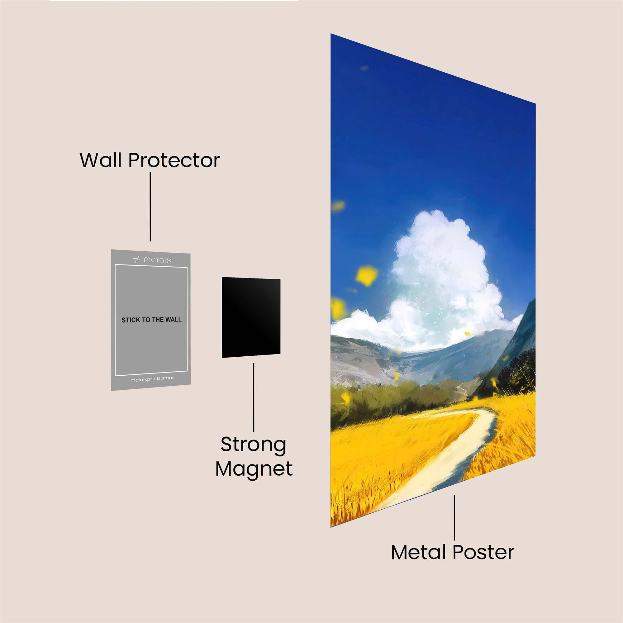 Path Serene Safe Wall Magnetic / M