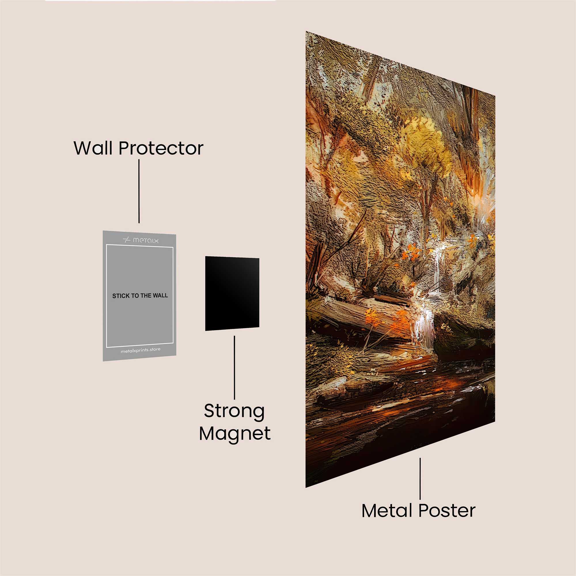 Autumn Enchantment Safe Wall Magnetic / M