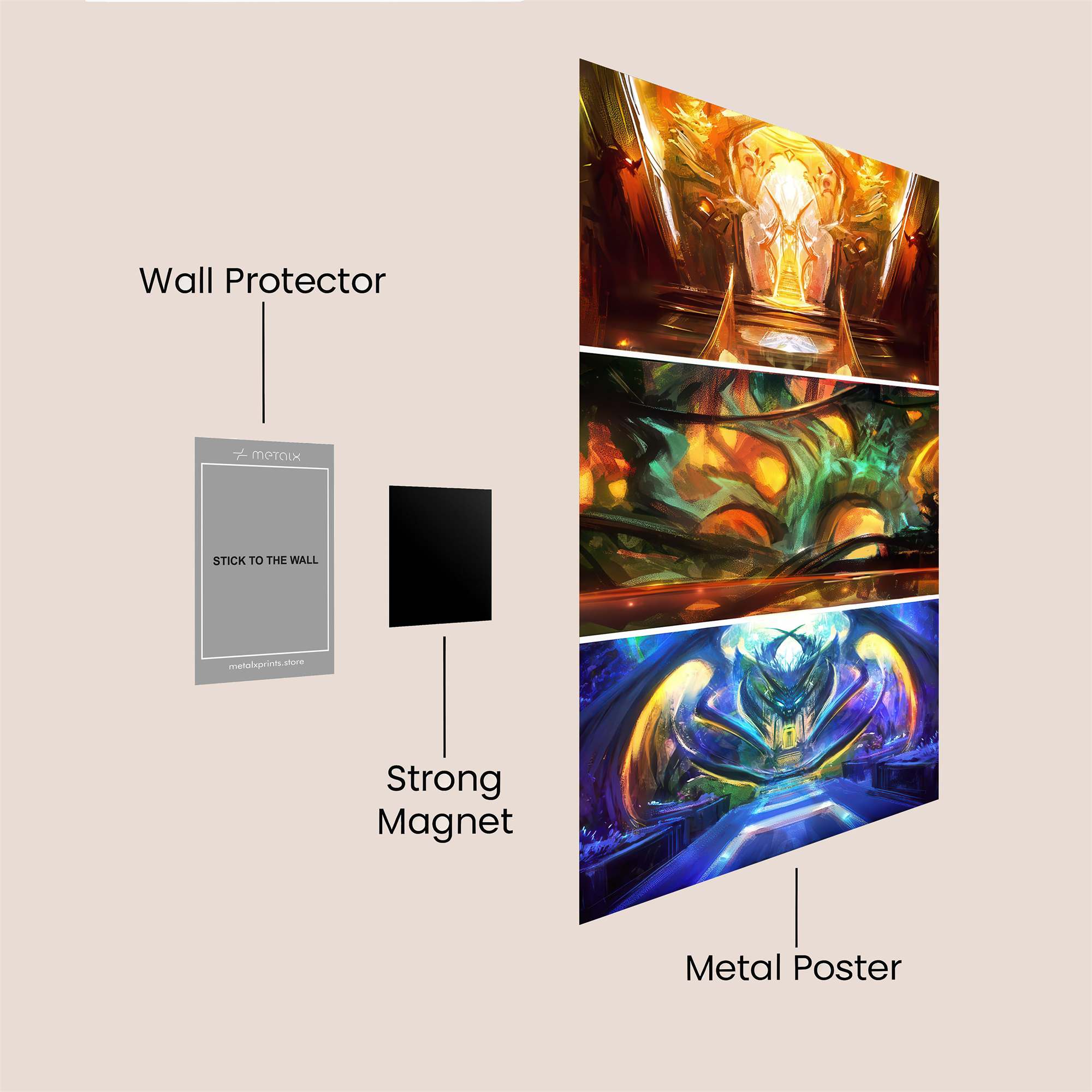 Ethereal Majesty Safe Wall Magnetic / M