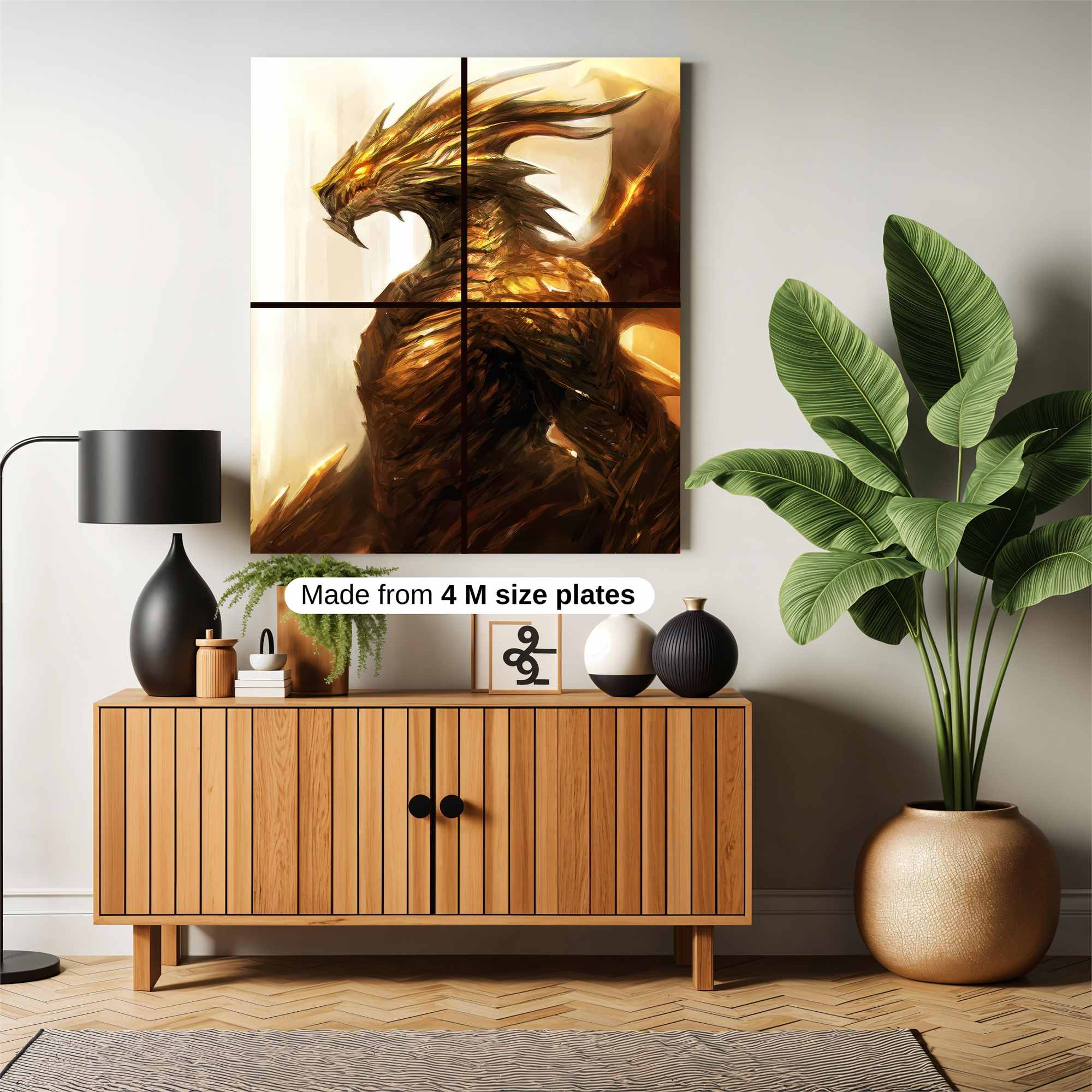 Golden Majesty Safe Wall Magnetic / M