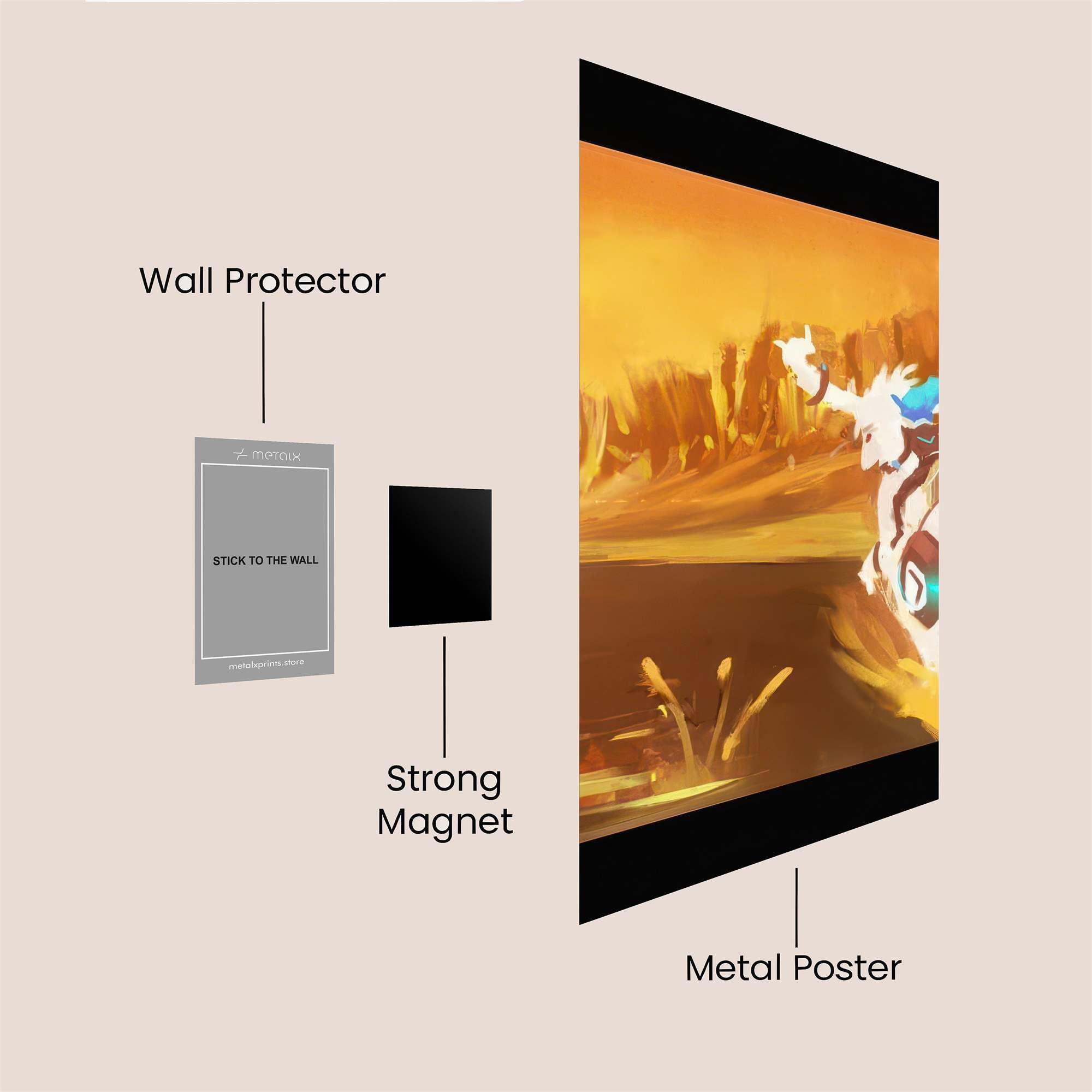 Twilight Serenity Safe Wall Magnetic / M