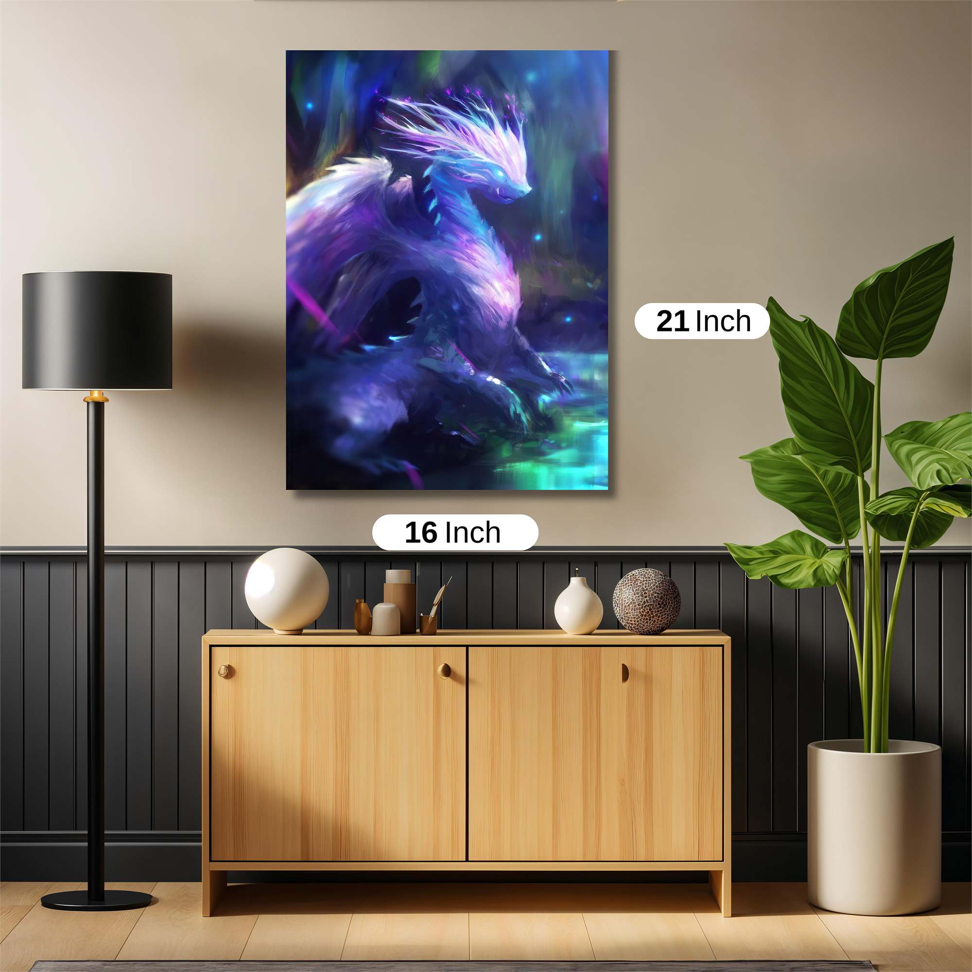 Luminous Dragon Safe Wall Magnetic / M
