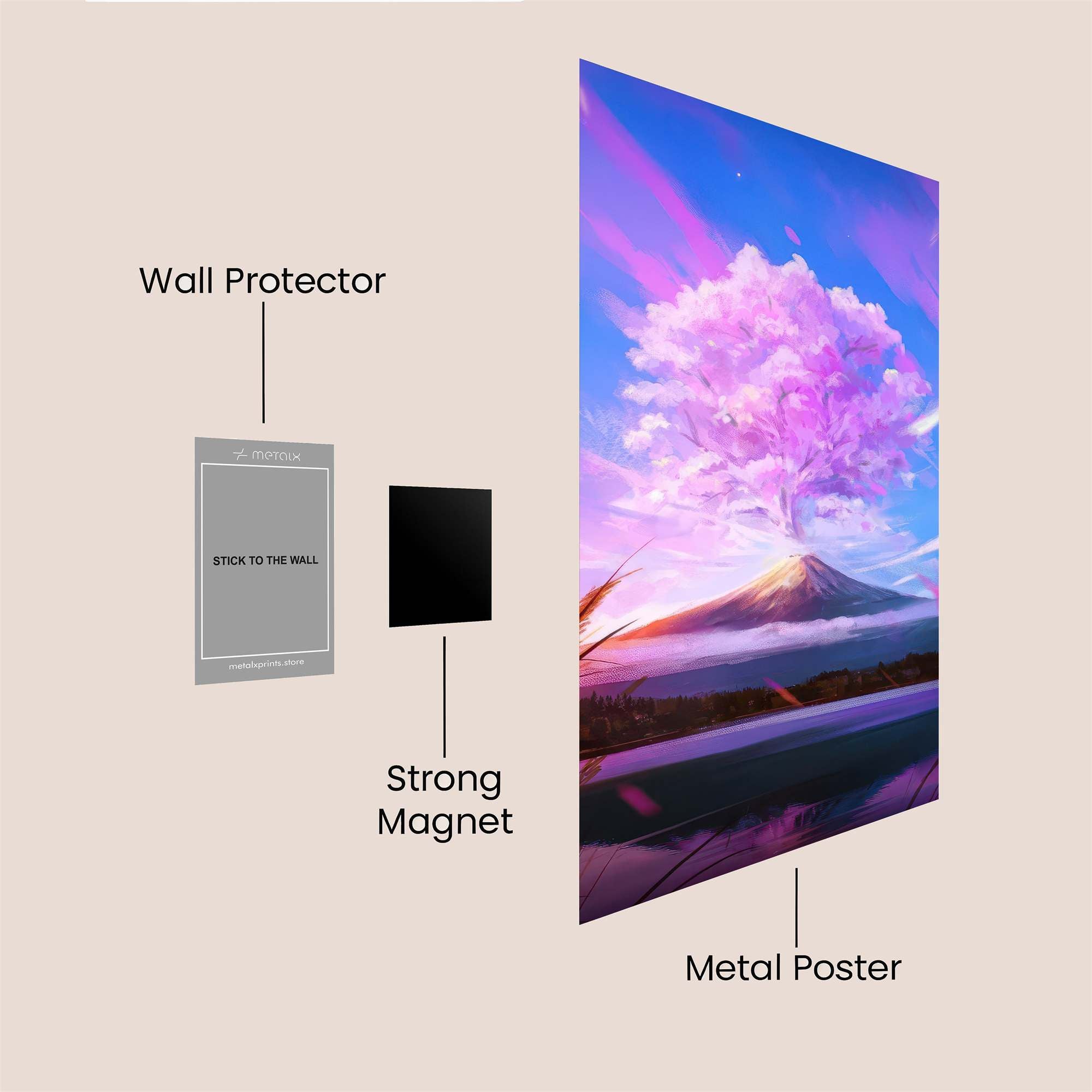 Fuji Serenity Safe Wall Magnetic / M