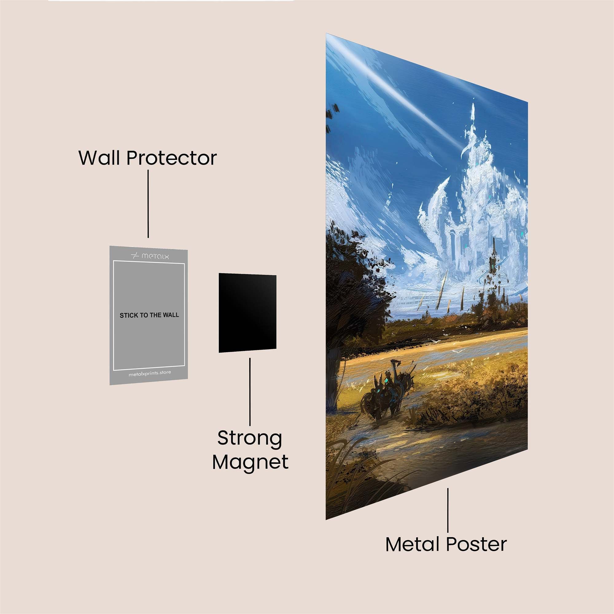 CloudCastle Safe Wall Magnetic / M