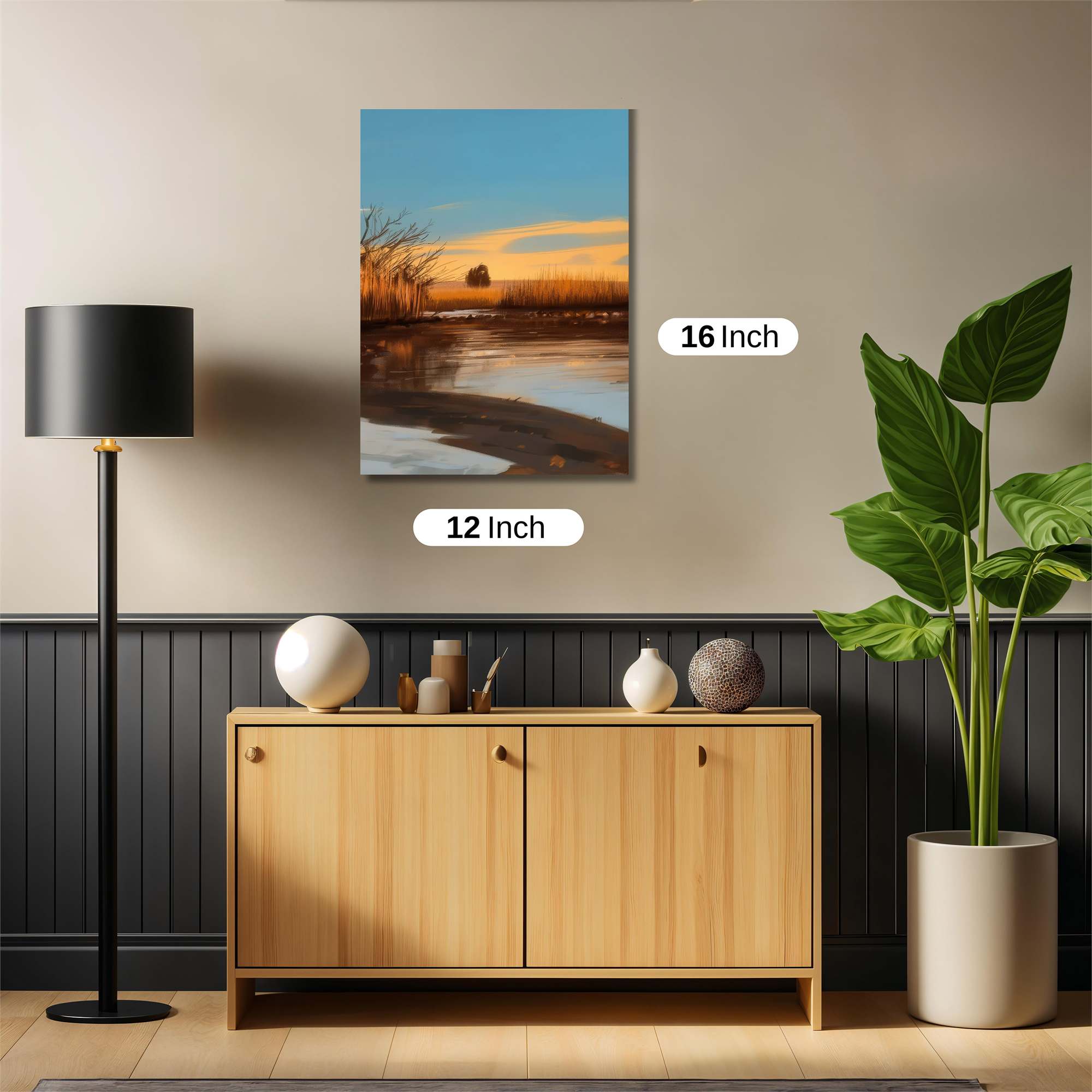 Sunset Tranquility Safe Wall Magnetic / M