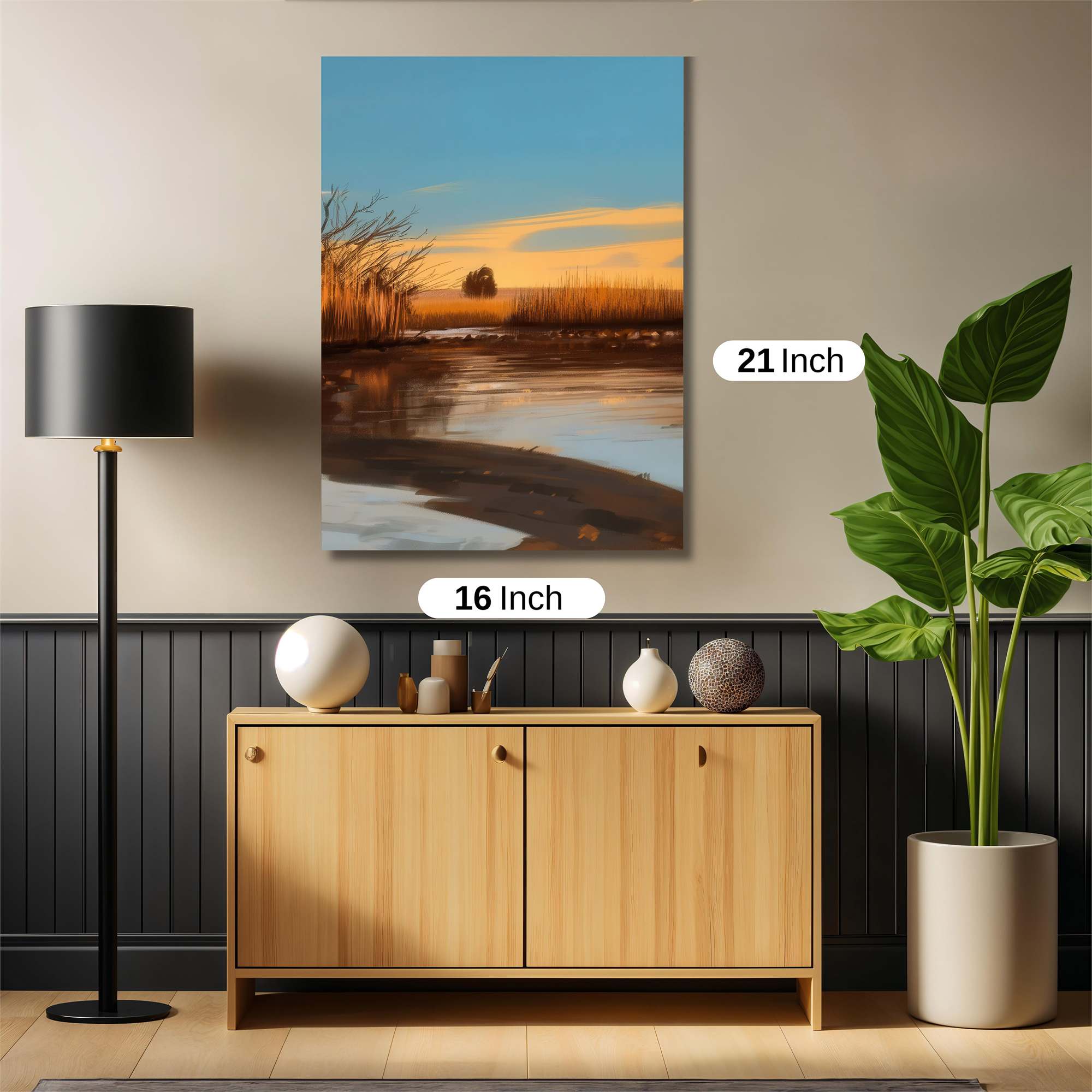 Sunset Tranquility Safe Wall Magnetic / M