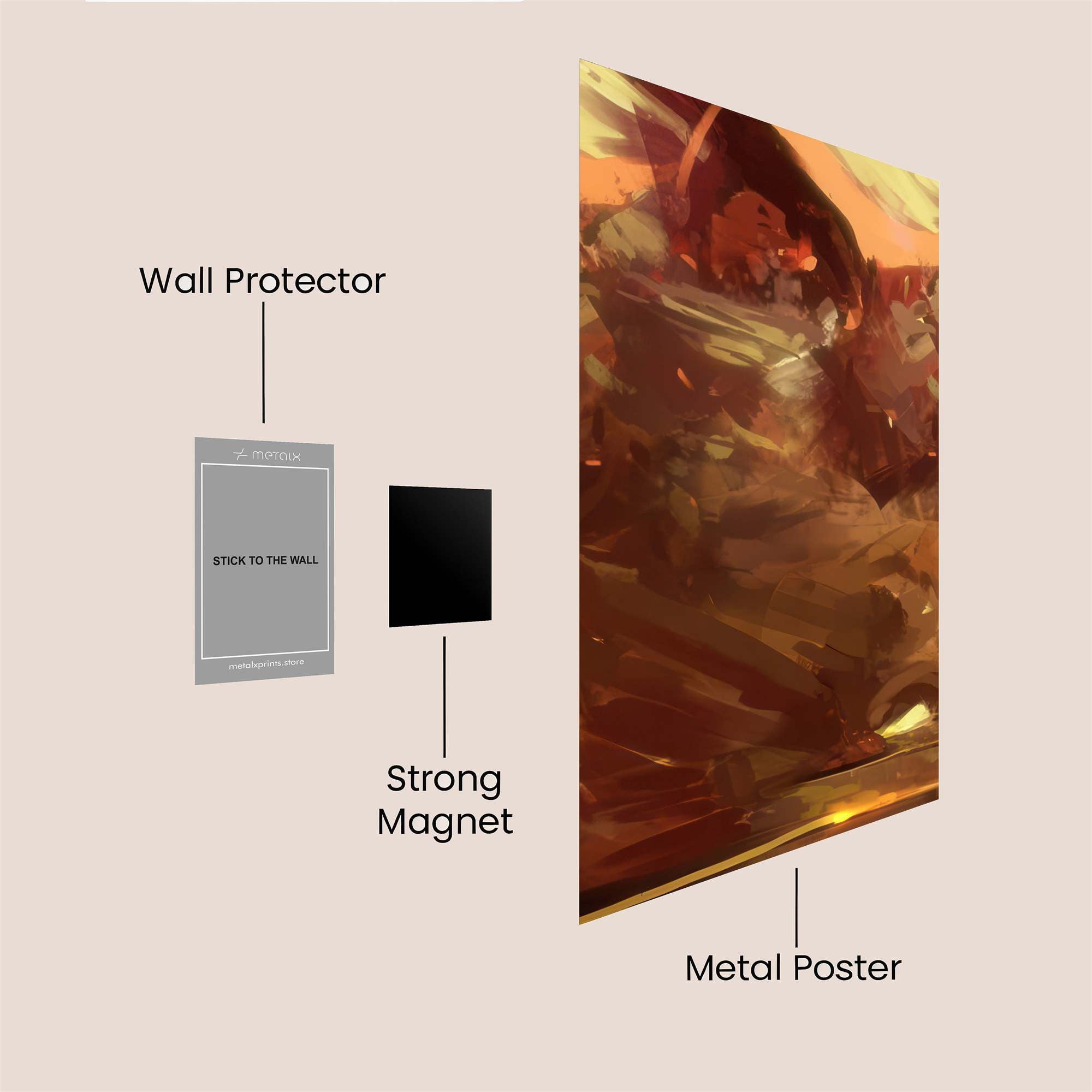 Path Serene Safe Wall Magnetic / M