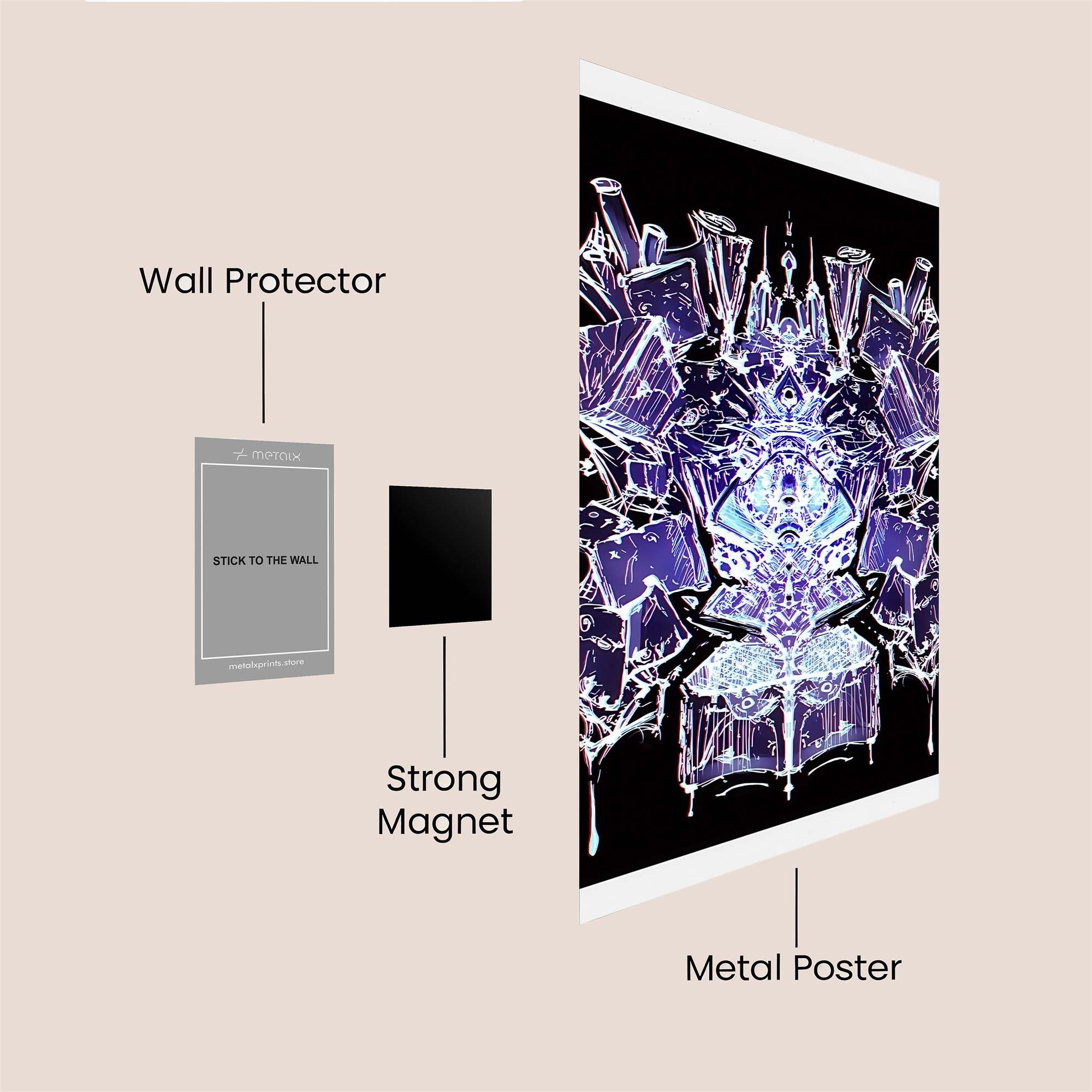 Crystal Majesty Safe Wall Magnetic / M