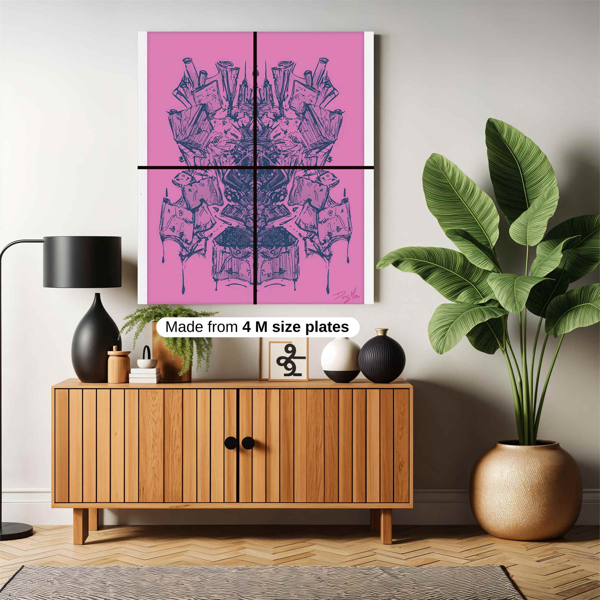 Doodle Dream Safe Wall Magnetic / M