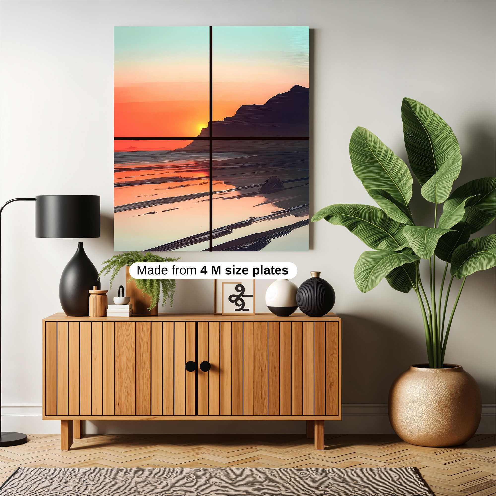 Sunset Serenity Safe Wall Magnetic / M
