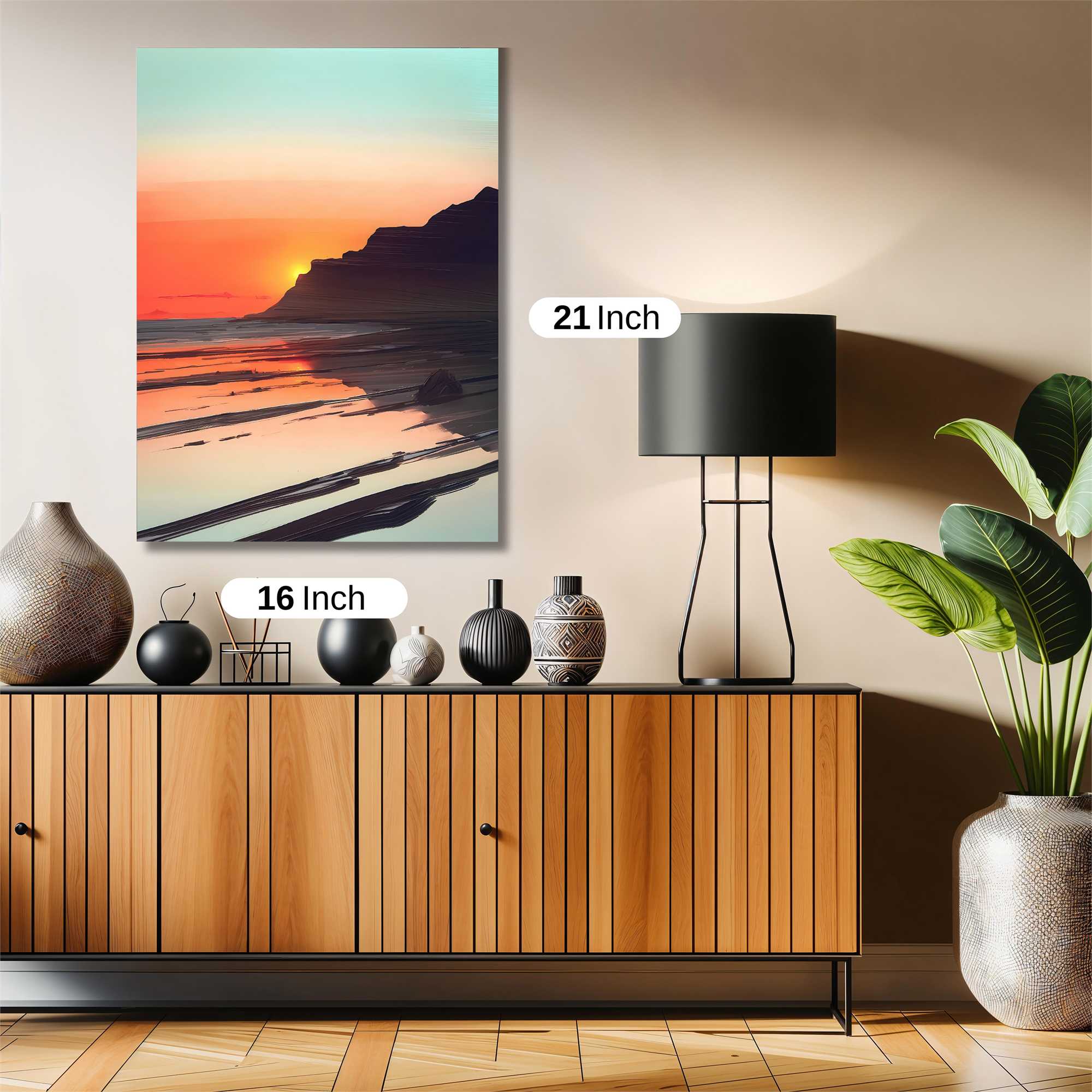 Sunset Serenity Safe Wall Magnetic / M