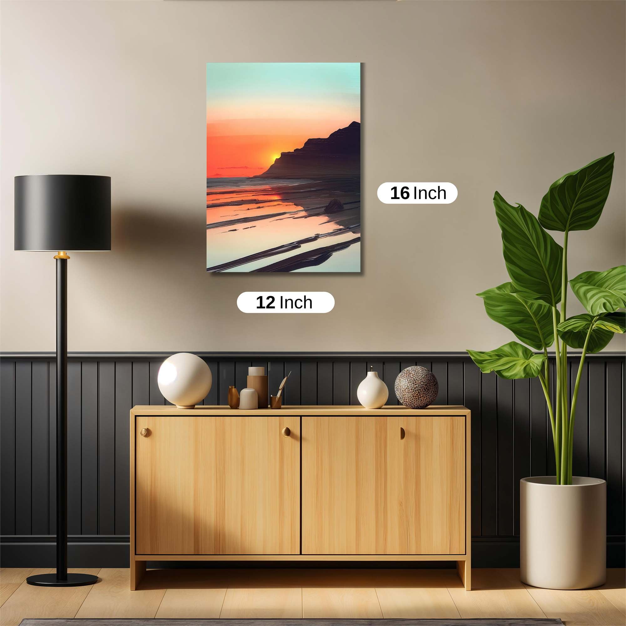 Sunset Serenity Safe Wall Magnetic / M