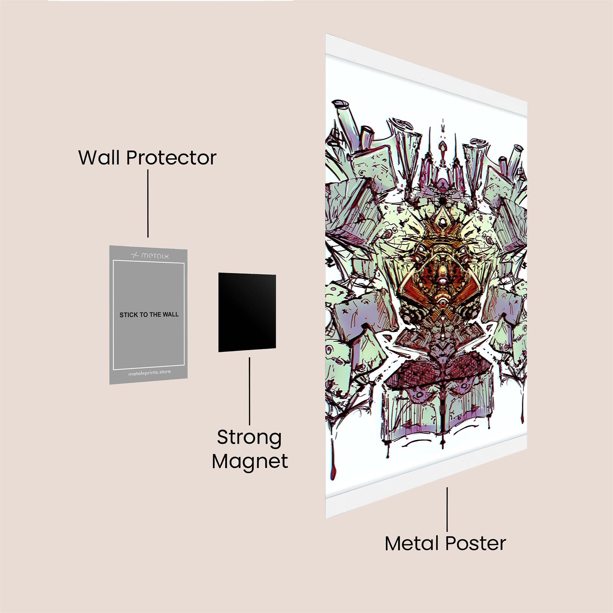 Symmetry Enigma Safe Wall Magnetic / M
