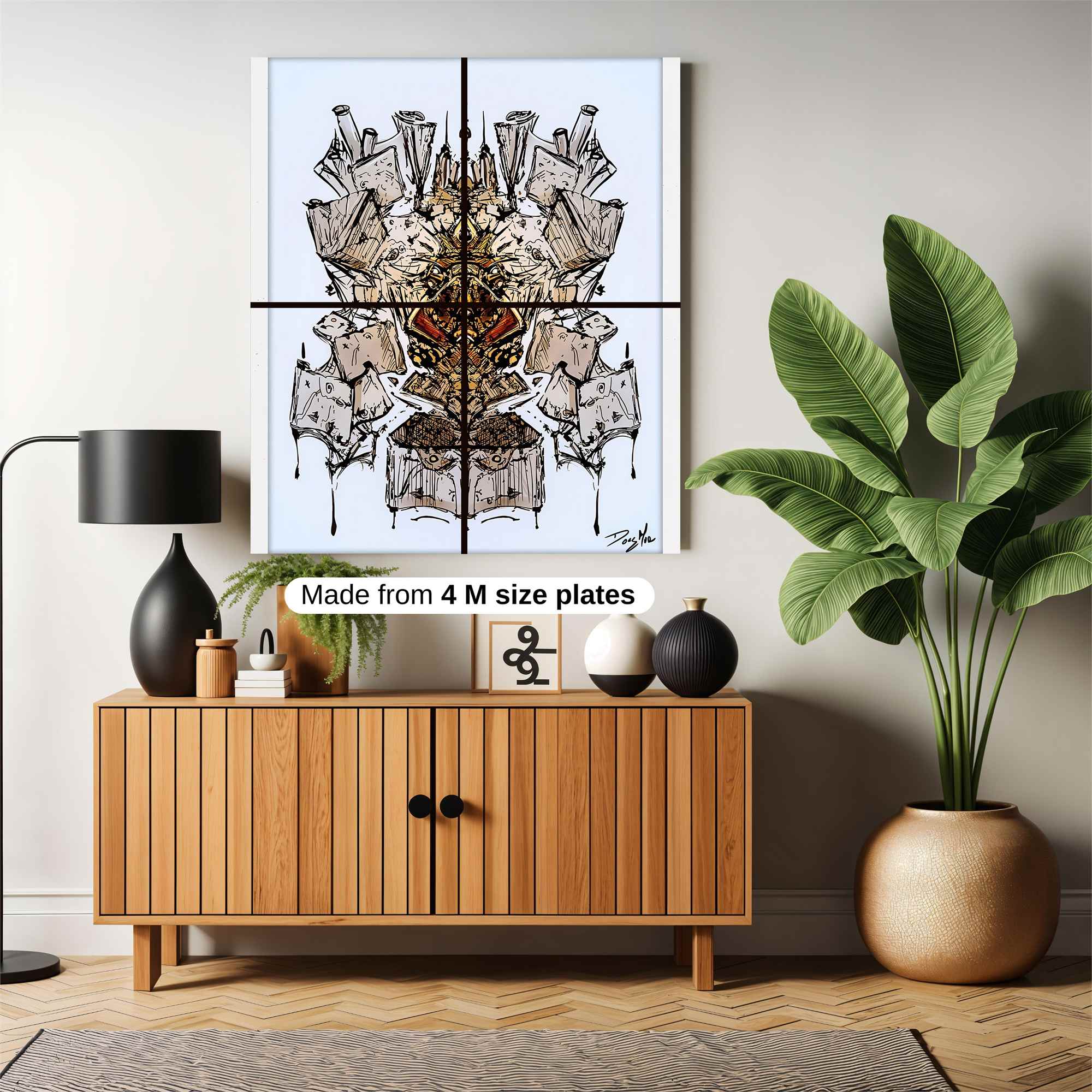 Symmetry Unleashed Safe Wall Magnetic / M