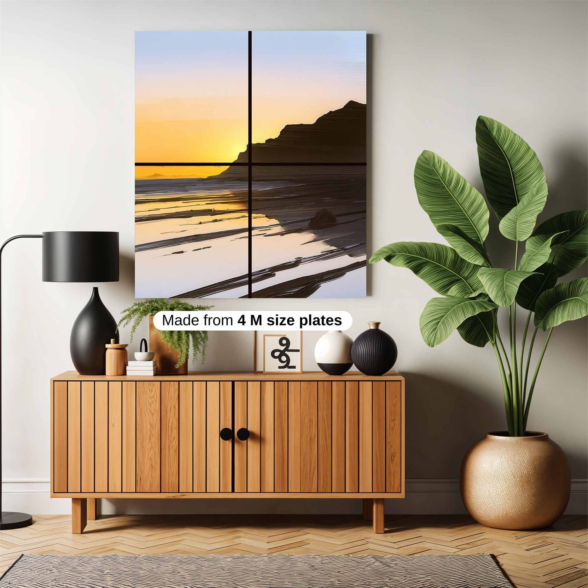 Sunset Serenity Safe Wall Magnetic / M