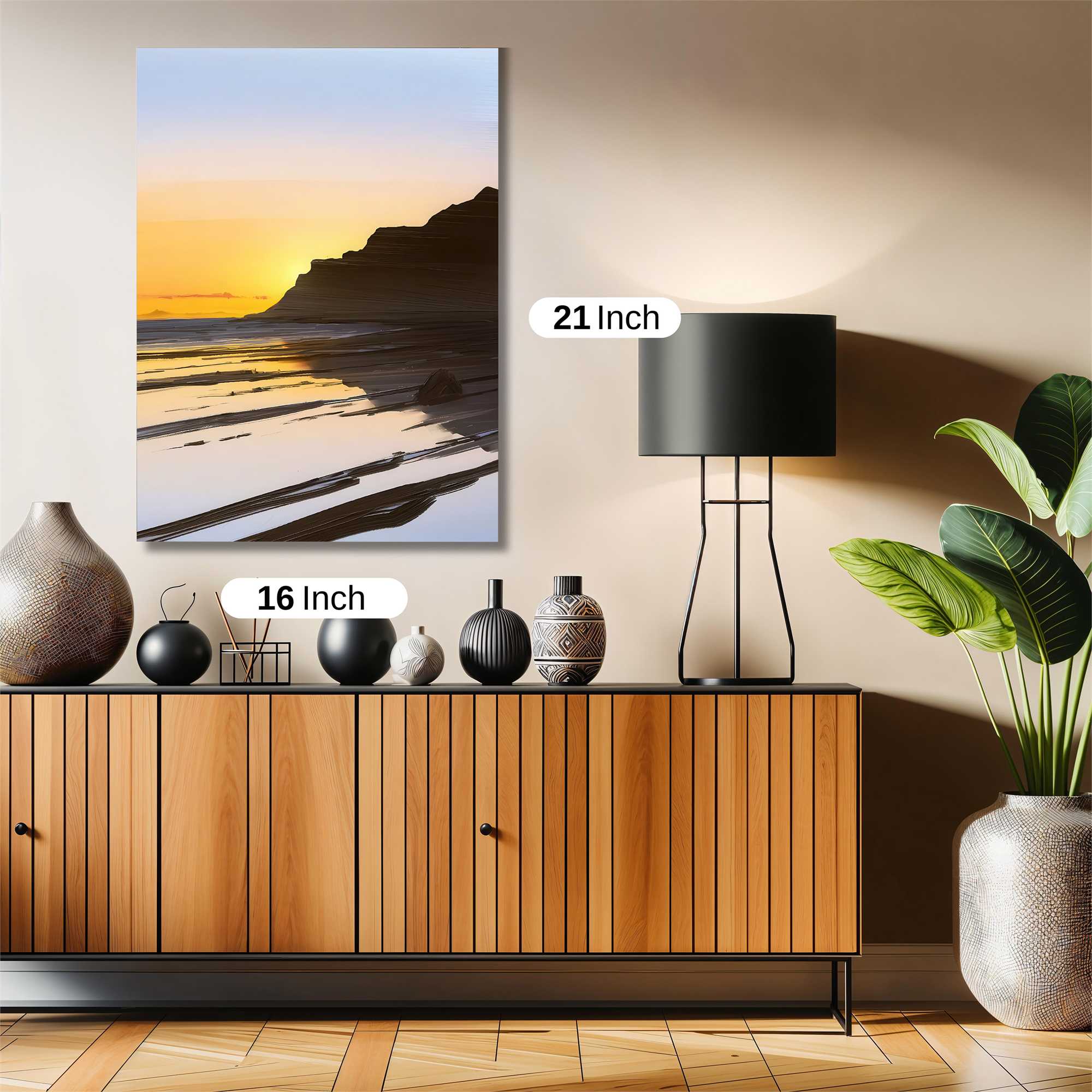 Sunset Serenity Safe Wall Magnetic / M