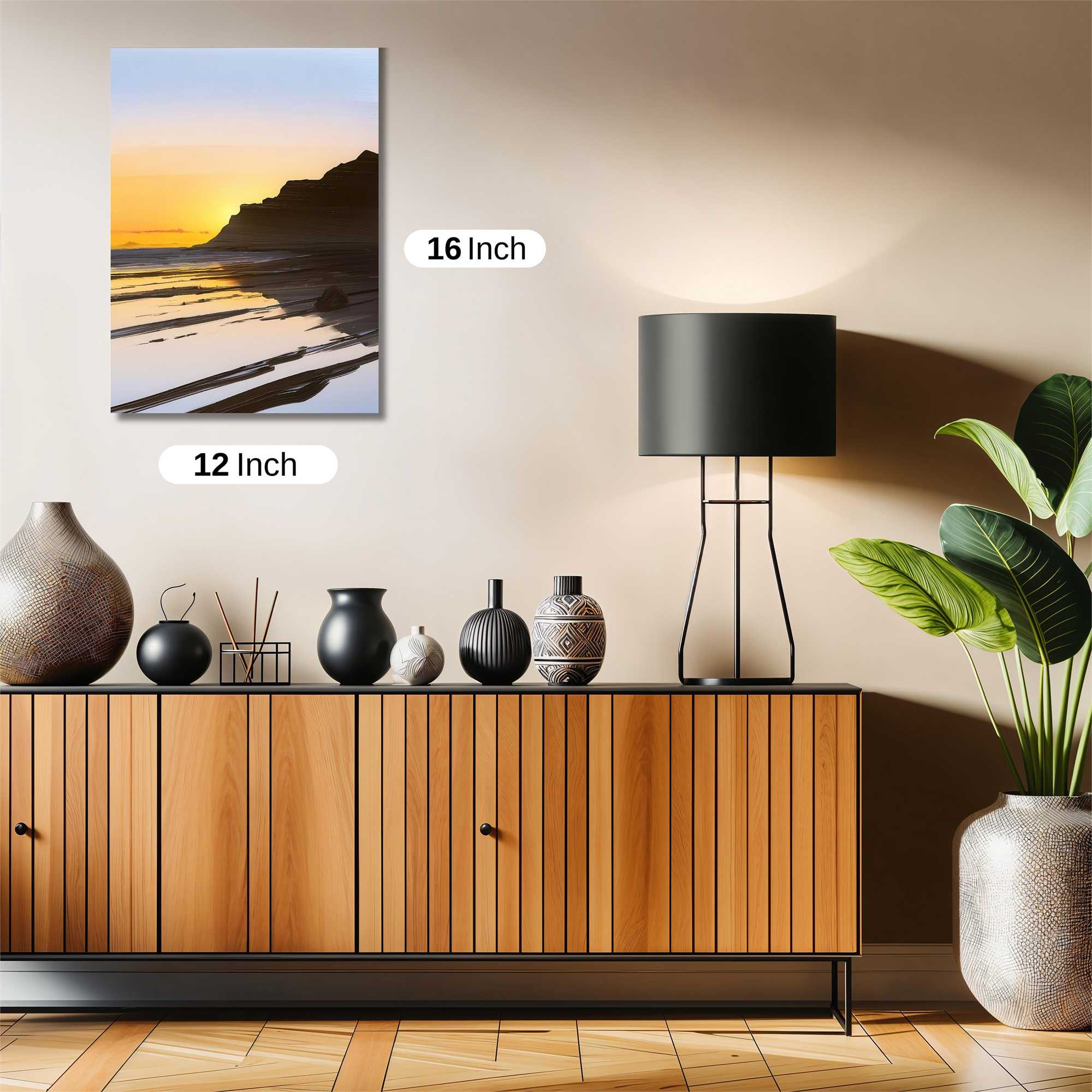 Sunset Serenity Safe Wall Magnetic / M